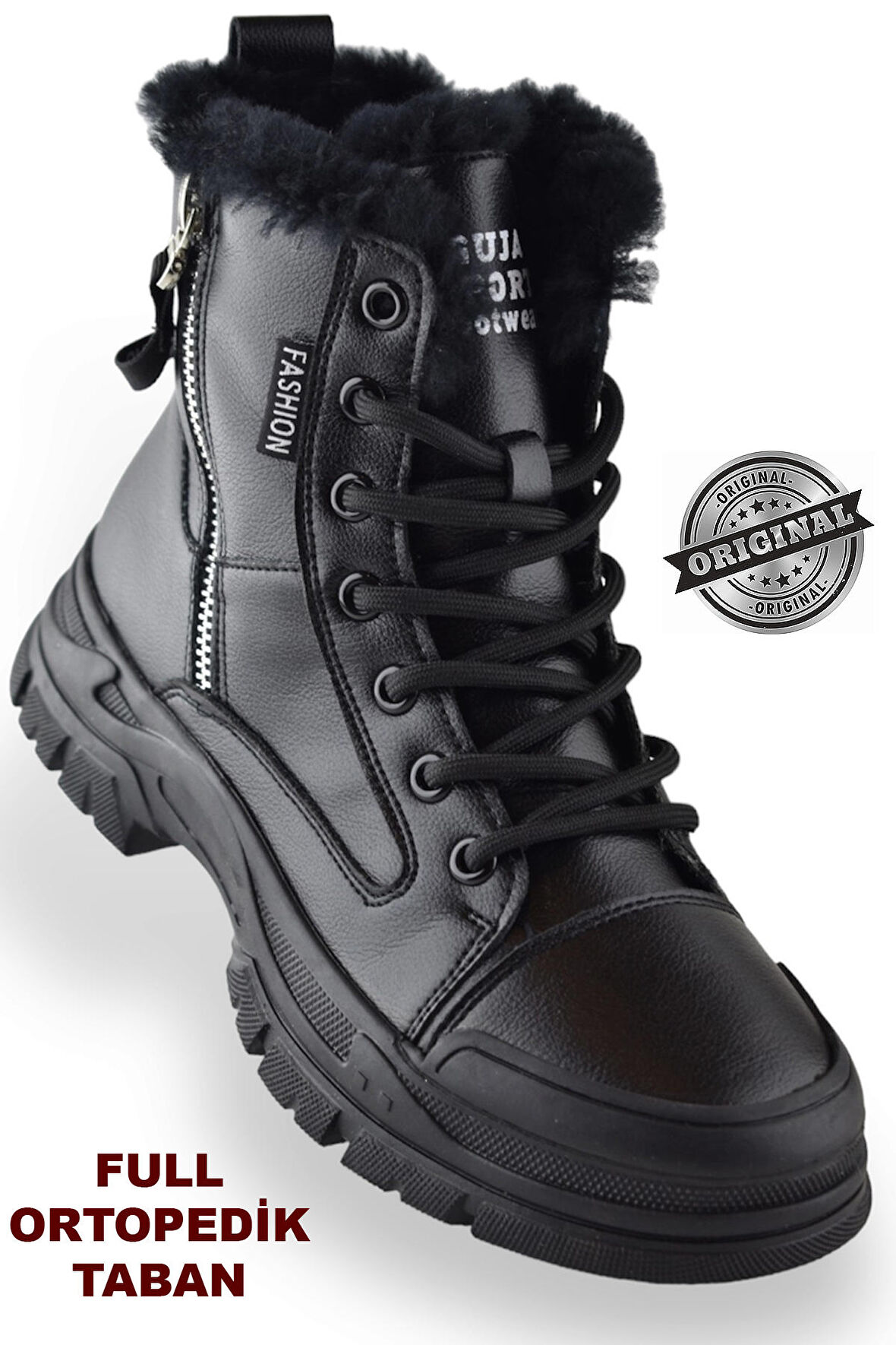 Guja 23K310-16 Tam Ortopedik Günlük Kadın Bot Ayakkabı Kadın Spor Kürklü Bot 