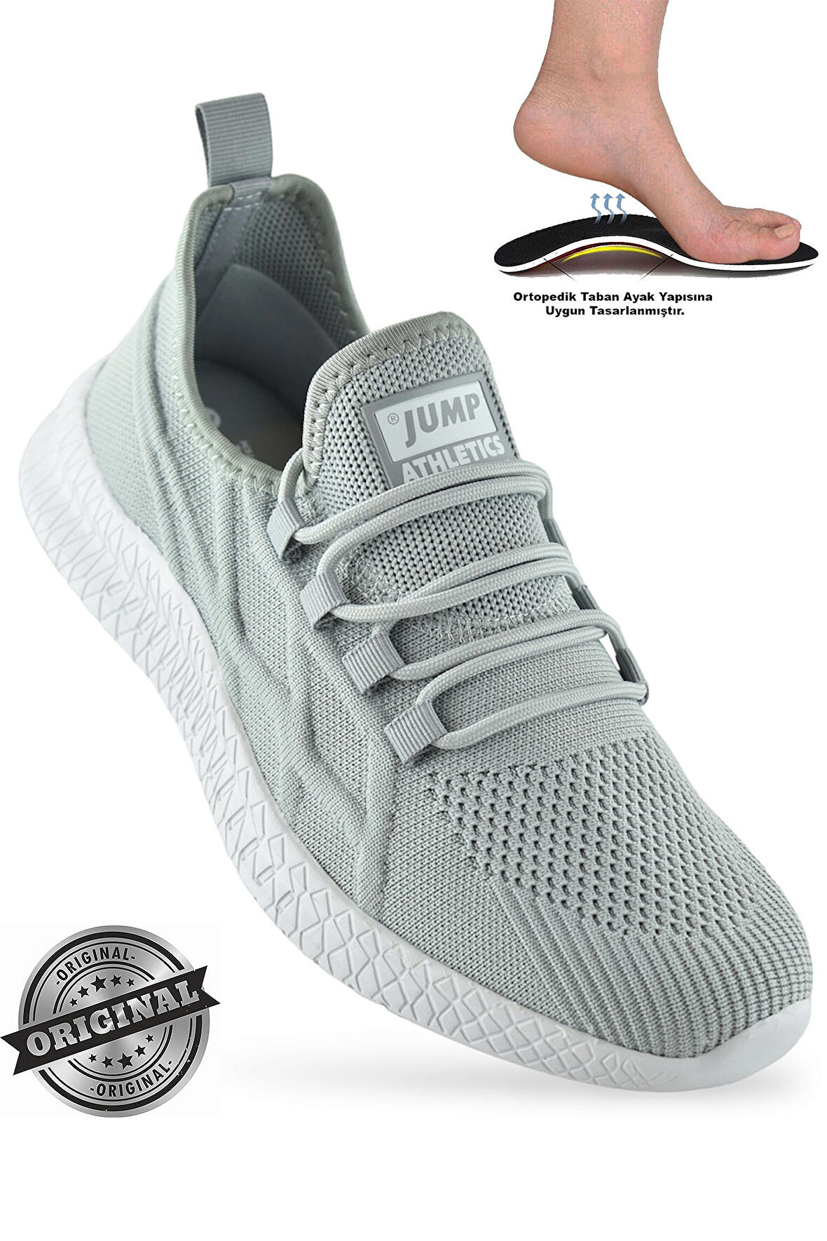 29752 Eva Hafif Taban Ortopedik Taban Erkek Spor Ayakkabı Tekstil Malzeme Jump