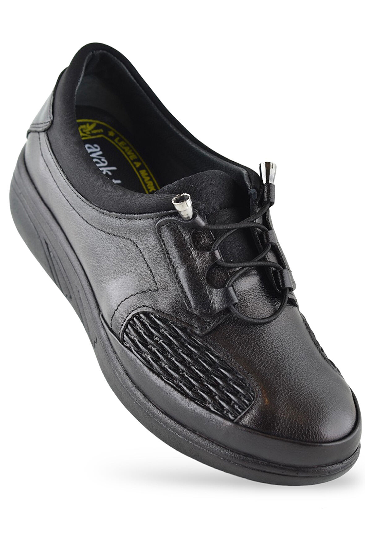 4204 Tam Ortopedik Taban Günlük Hakiki Deri Kadın Ayakkabı Anne Ayakkabısı