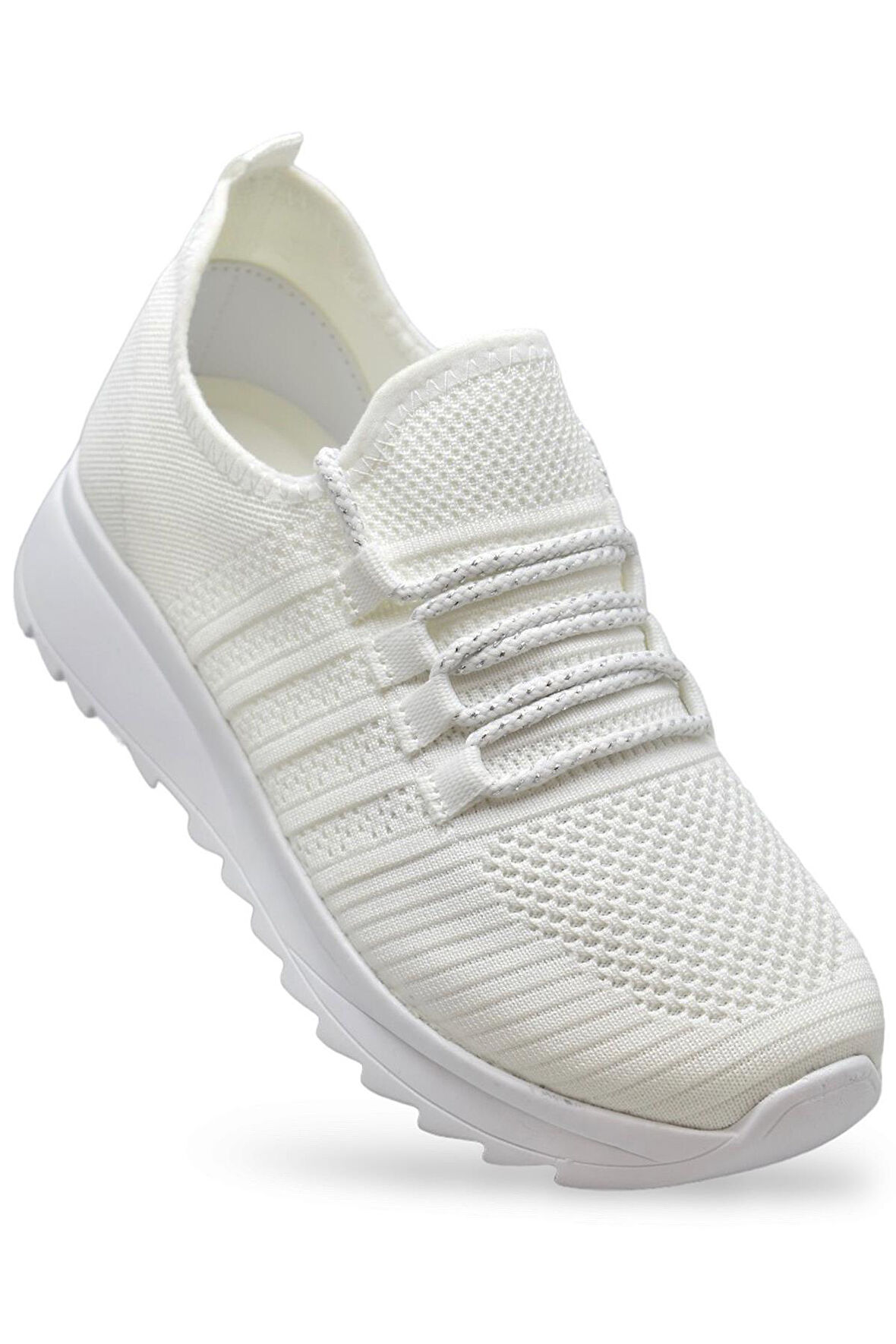 418 TAM Ortopedik Taban Triko Kadın Spor Ayakkabı Kadın Günlük Spor Ayakkabı