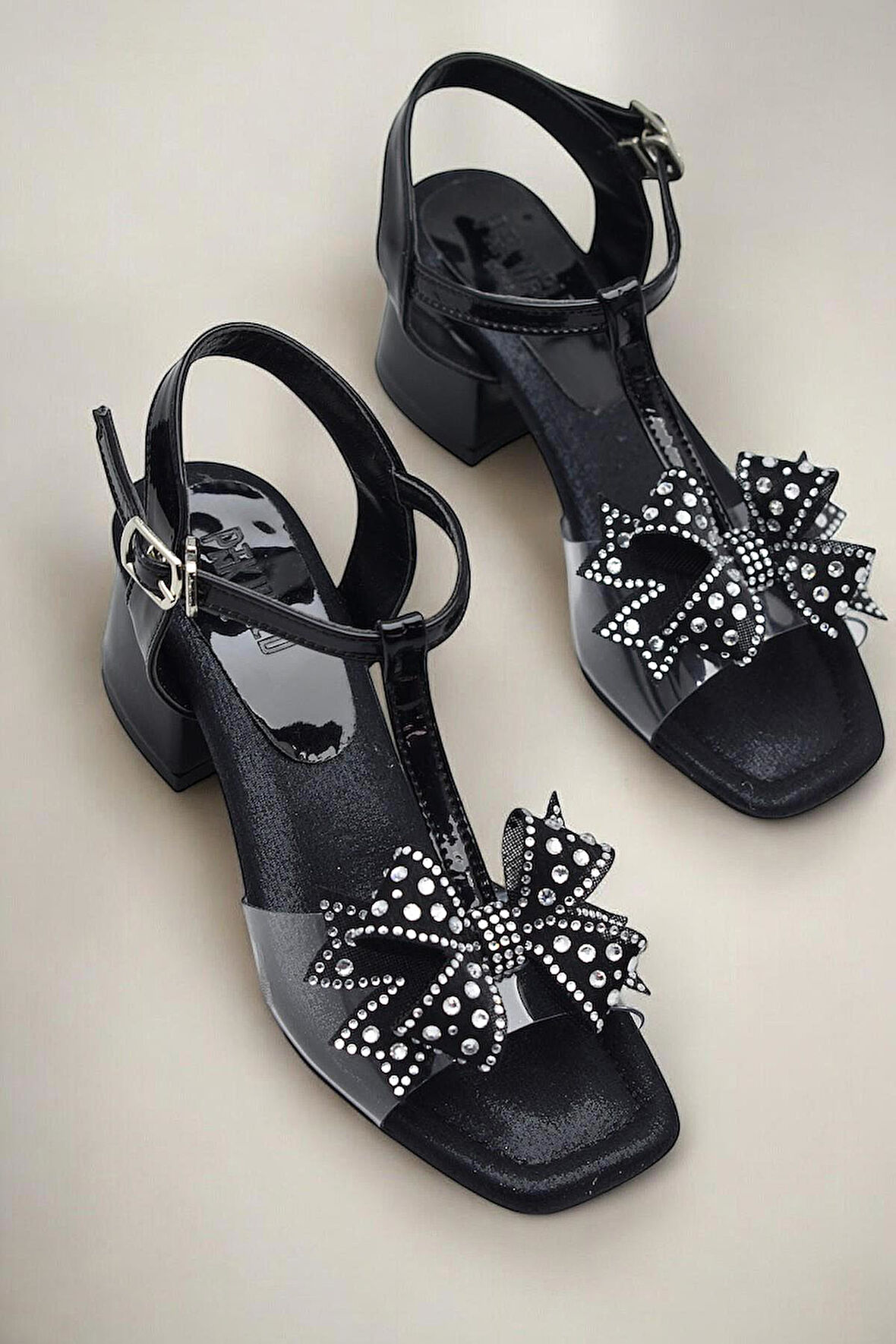 353 Abiye Kız Çocuk Topuklu Ayakkabı Taşlı Açık Kız Çocuk Nişan Abiye Ayakkabısı