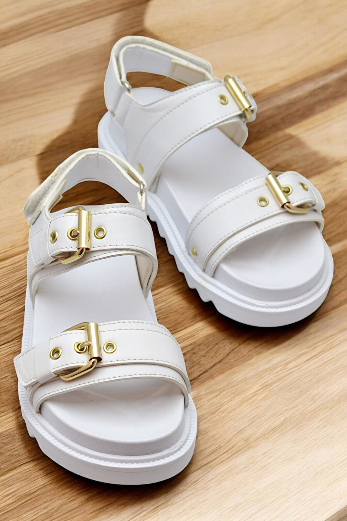 300L Ortopedik Taban Kadın Sandalet Günlük Kalın Taban Kadın Sandalet Terlik