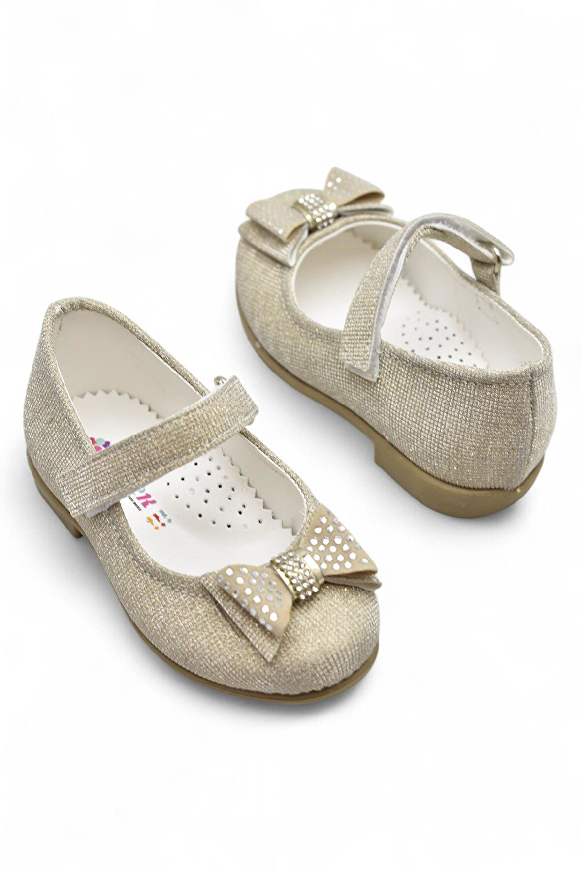 5951 Rahat Taban Tokalı Kız Çocuk Babet Ayakkabı Düğün Abiye Nişan Ev Babeti