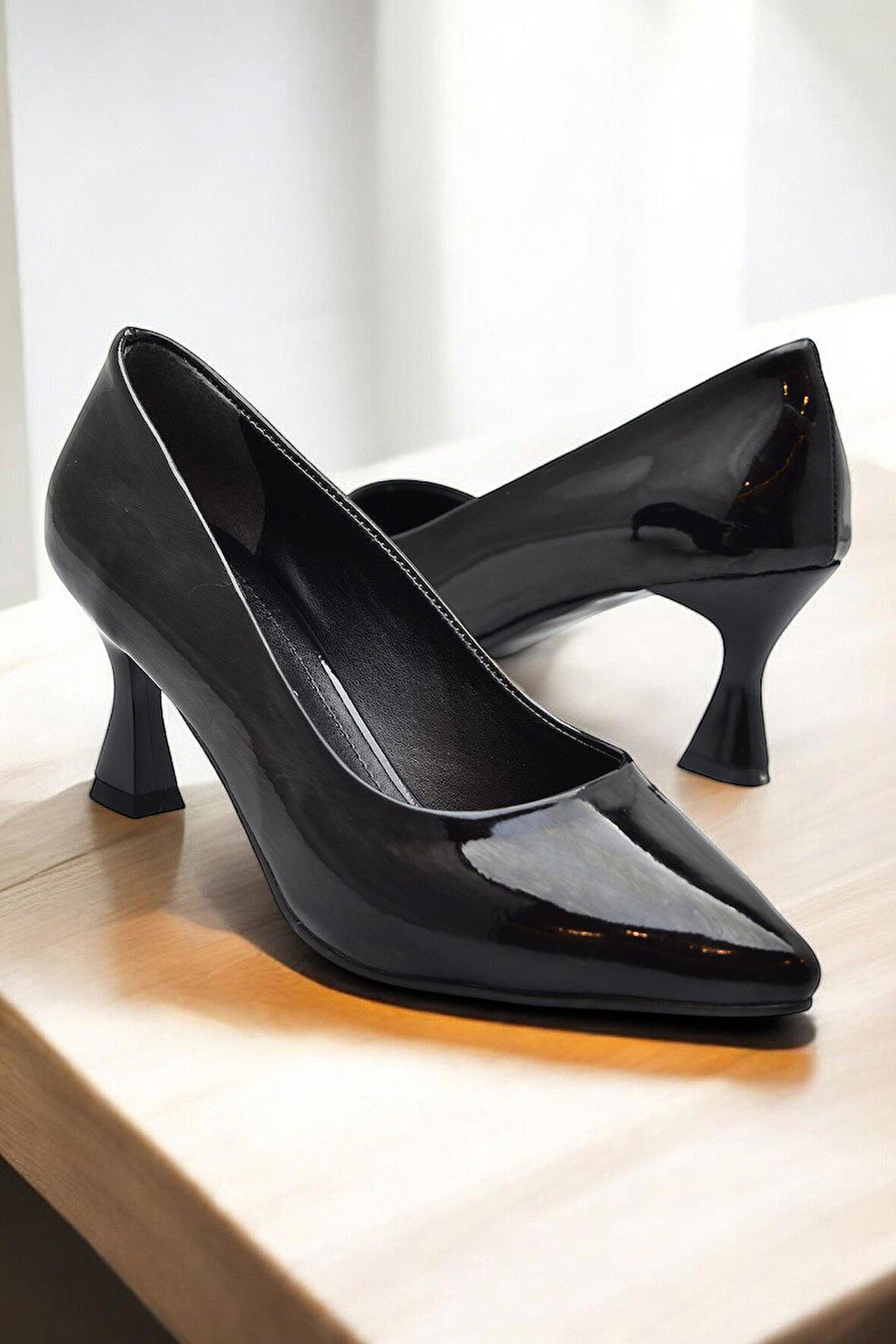 6508 7cm Kadın Topuklu Ayakkabı Stiletto Abiye Düğün Nişan Ayakkabısı