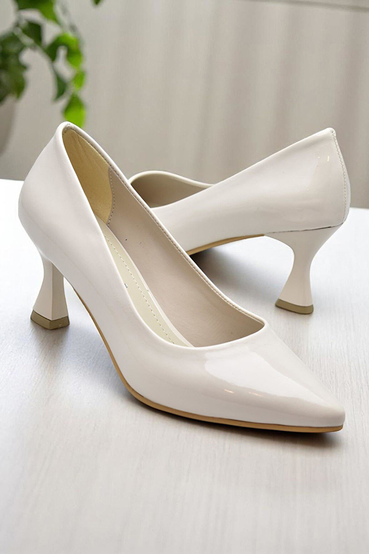 6508 7cm Kadın Topuklu Ayakkabı Stiletto Abiye Düğün Nişan Ayakkabısı