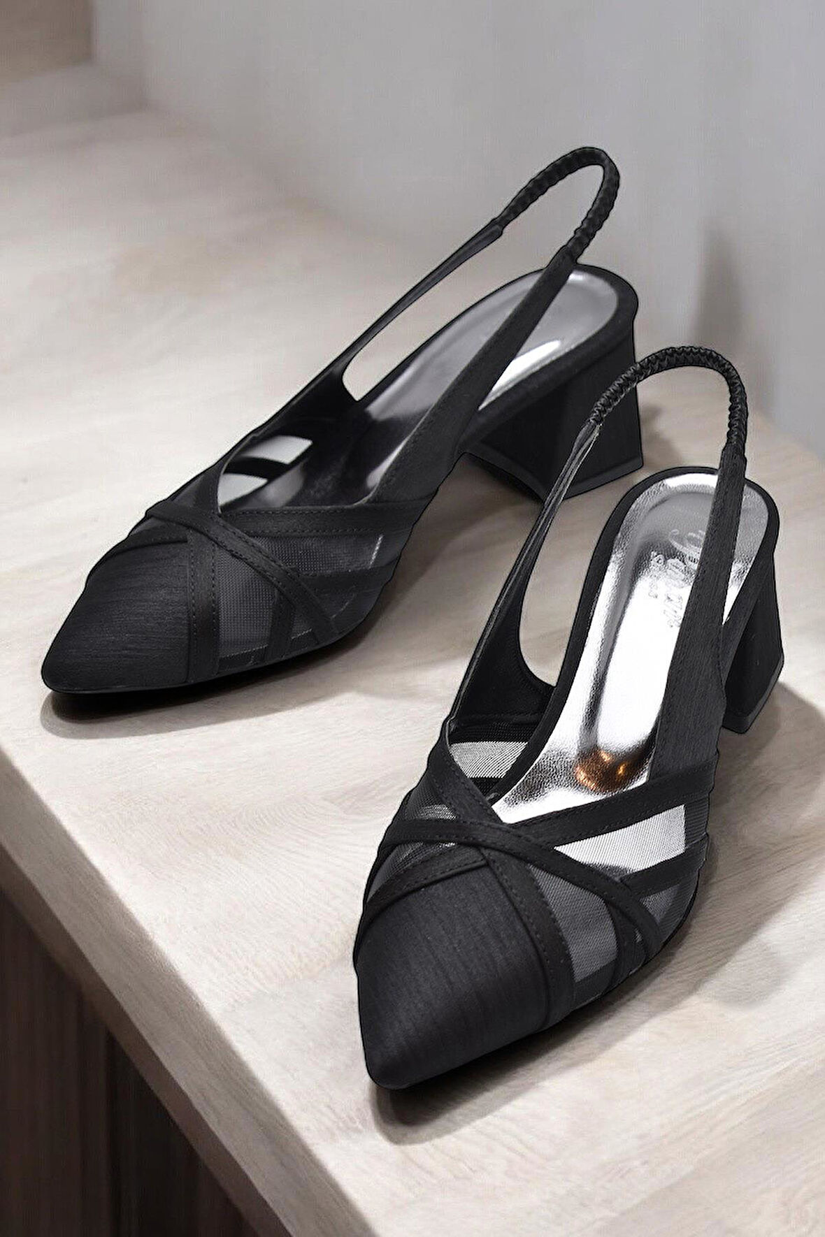 6521 4cm Kadın Topuklu Ayakkabı Stiletto Abiye Düğün Nişan Ayakkabısı