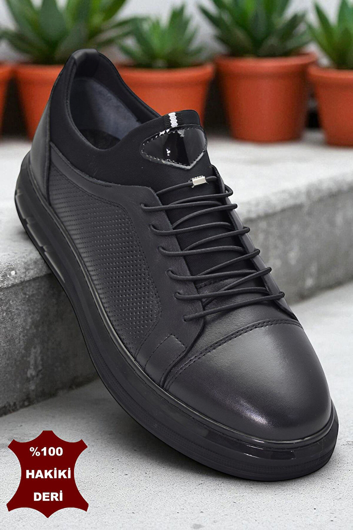 1228 Ortopedik Taban Günlük Hakiki Deri Erkek Ayakkabı Casual Erkek Deri Ayakkabı