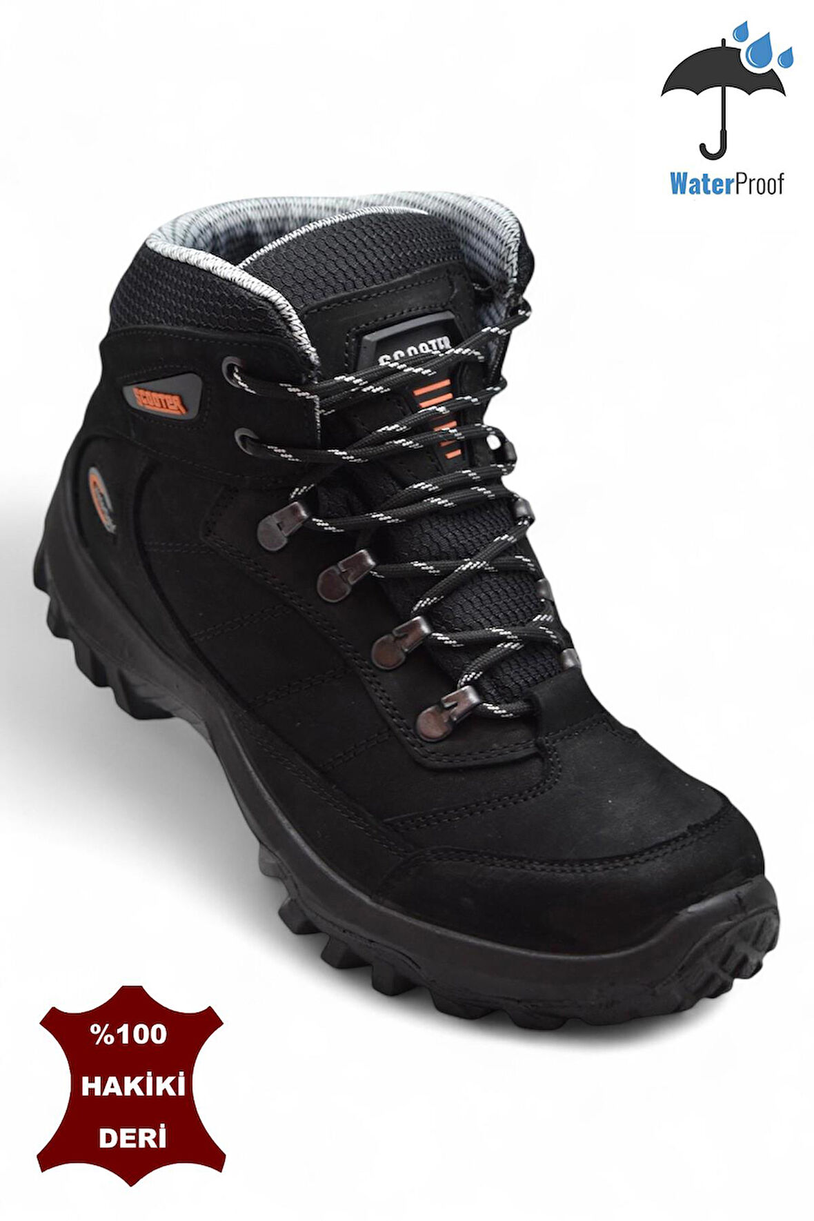 1461 Scooter Ortopedik Taban SU GEÇİRMEZ Hakiki Deri Erkek Bot Ayakkabı 