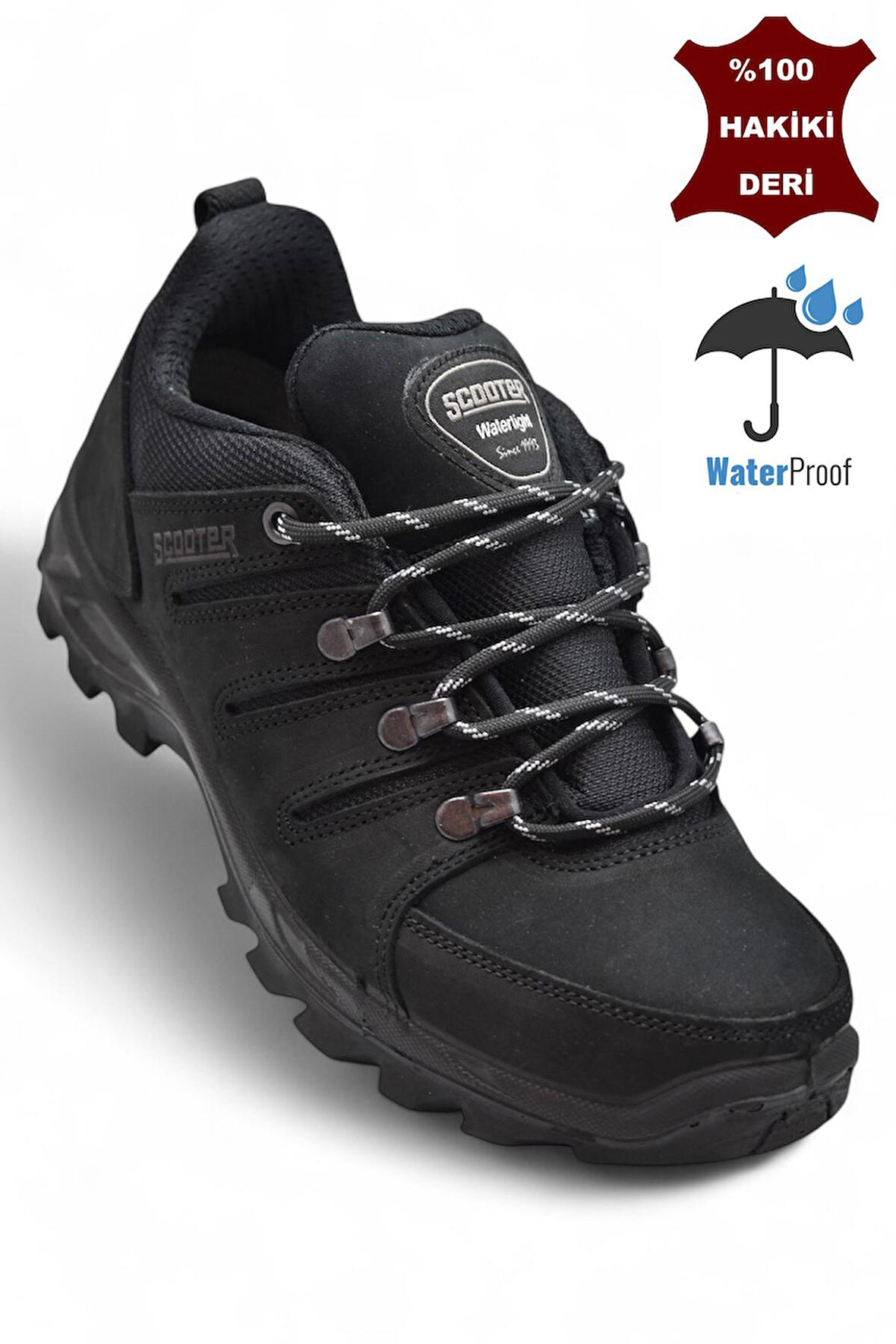 Scooter 5557 Ortopedik Taban SU GEÇİRMEZ Hakiki Deri Outdoor Erkek Ayakkabı Bot