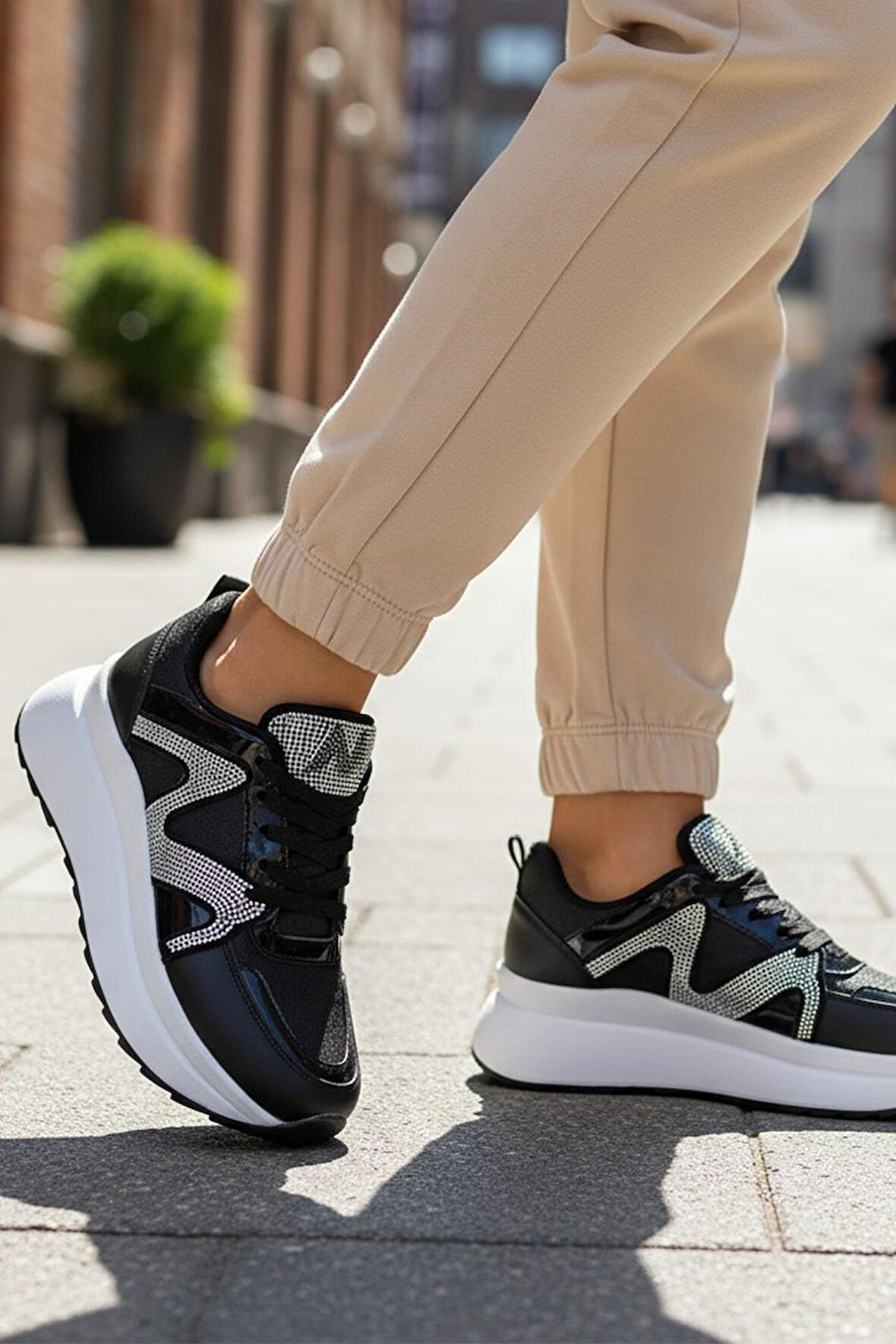 4855 Ortopedik Taban Günlük Kadın Ayakkabı Spor Klasik Kadın Ayakkabı Sneakers 