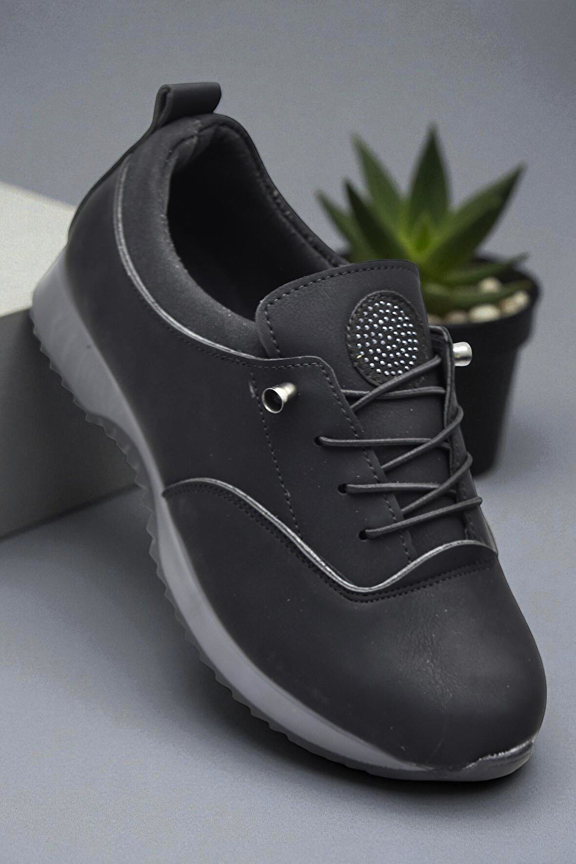 561 Ortopedi Taban Siyah Günlük Kadın Ayakkabı Casual Kadın Ayakkabı 