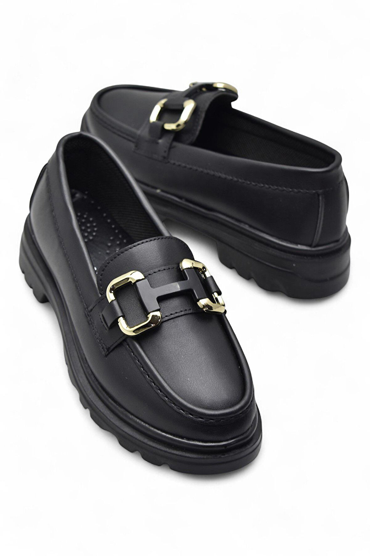 810 Rahat Taban Günlük Siyah Kadın Laofer Ayakkabı Casual Kadın Ayakkabı 