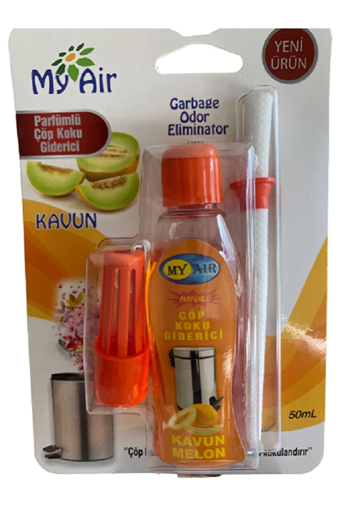 My Air Parfümlü Çöp Koku Giderici 50 Ml Kavun Aroması