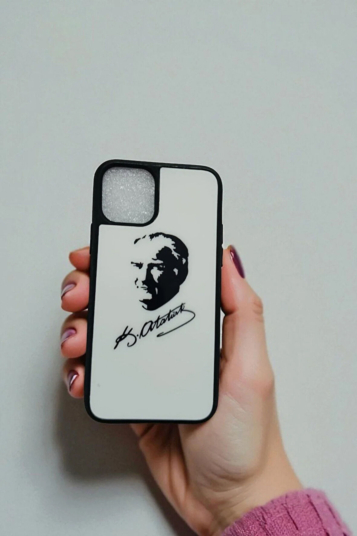 Apple iPhone 11 PRO Uyumlu ATATÜRK Görsel Baskılı Silikon Lansman Kılıf
