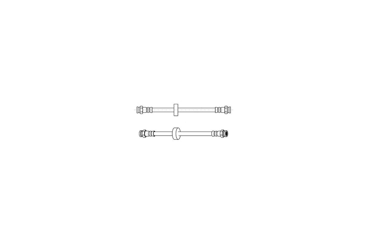 Autotech TFA11 Arka Fren Hortumu Albea 46556013