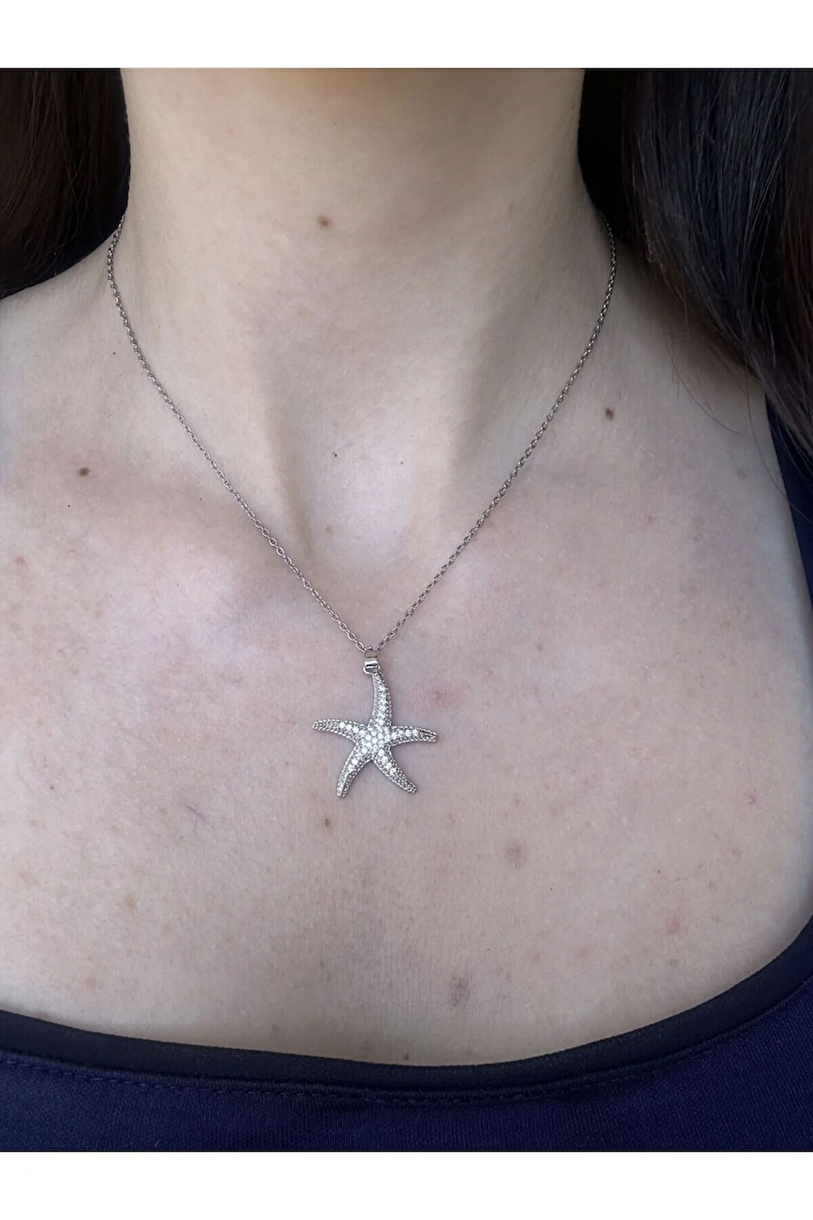Deniz Yıldızı Silver Kolye