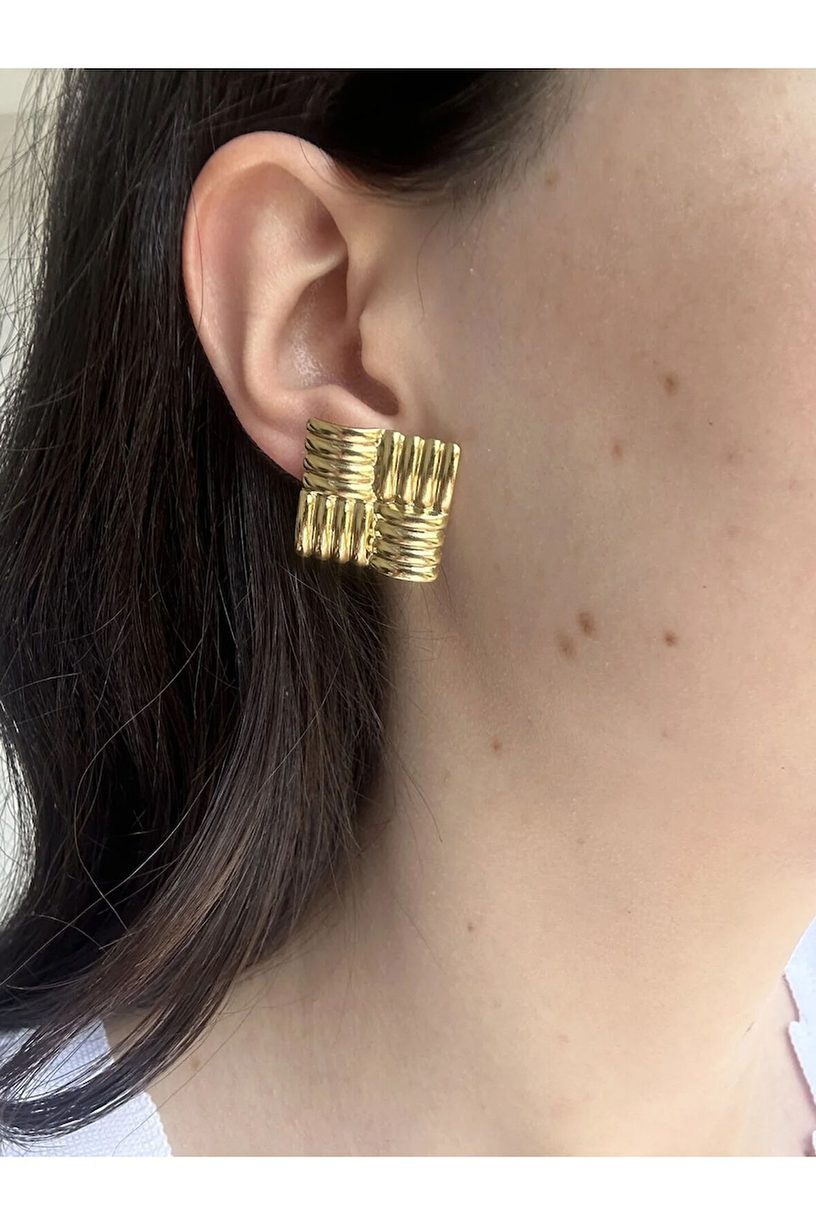 Geometrik Vintage Küpe