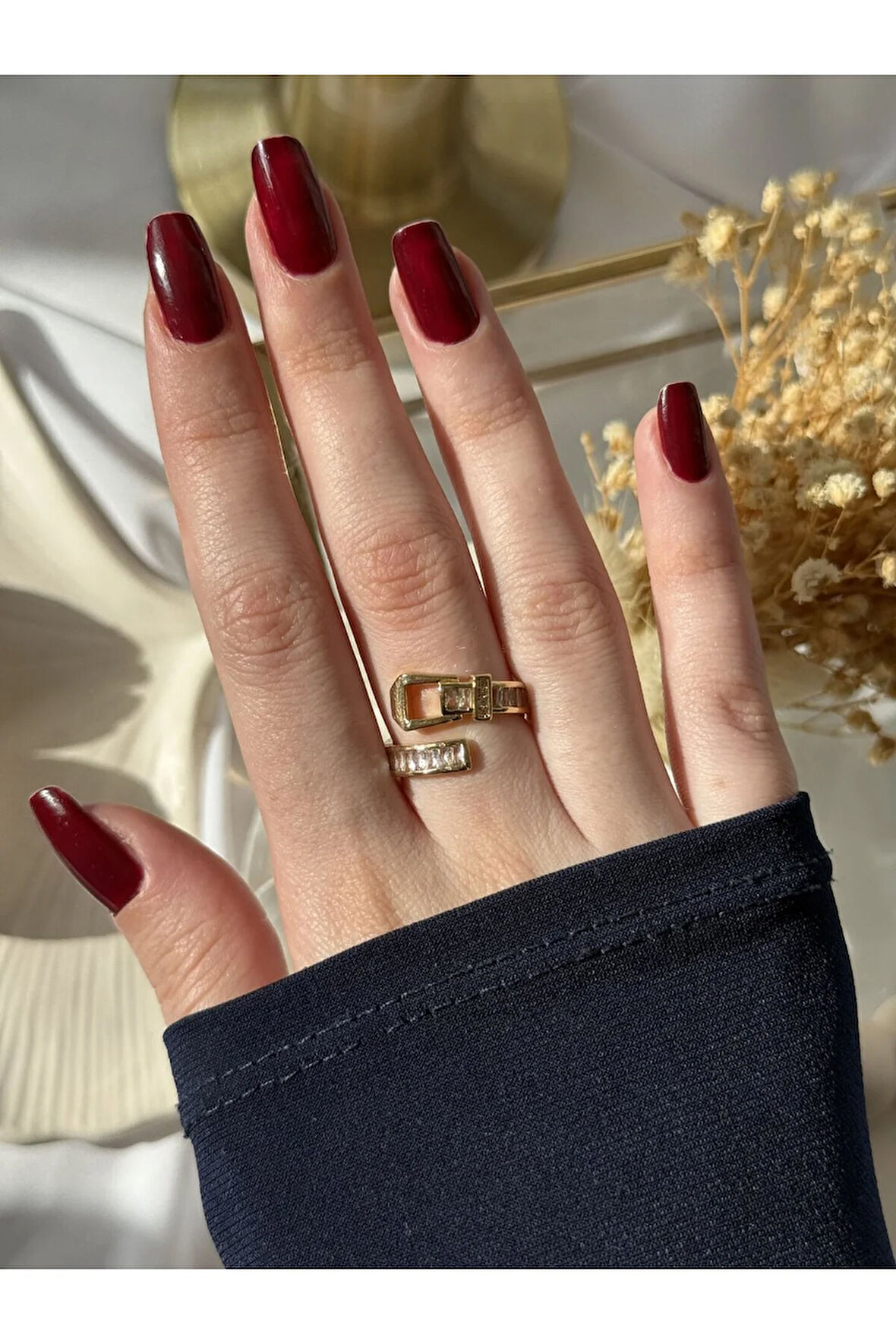 Yılan Model Gold Yüzük