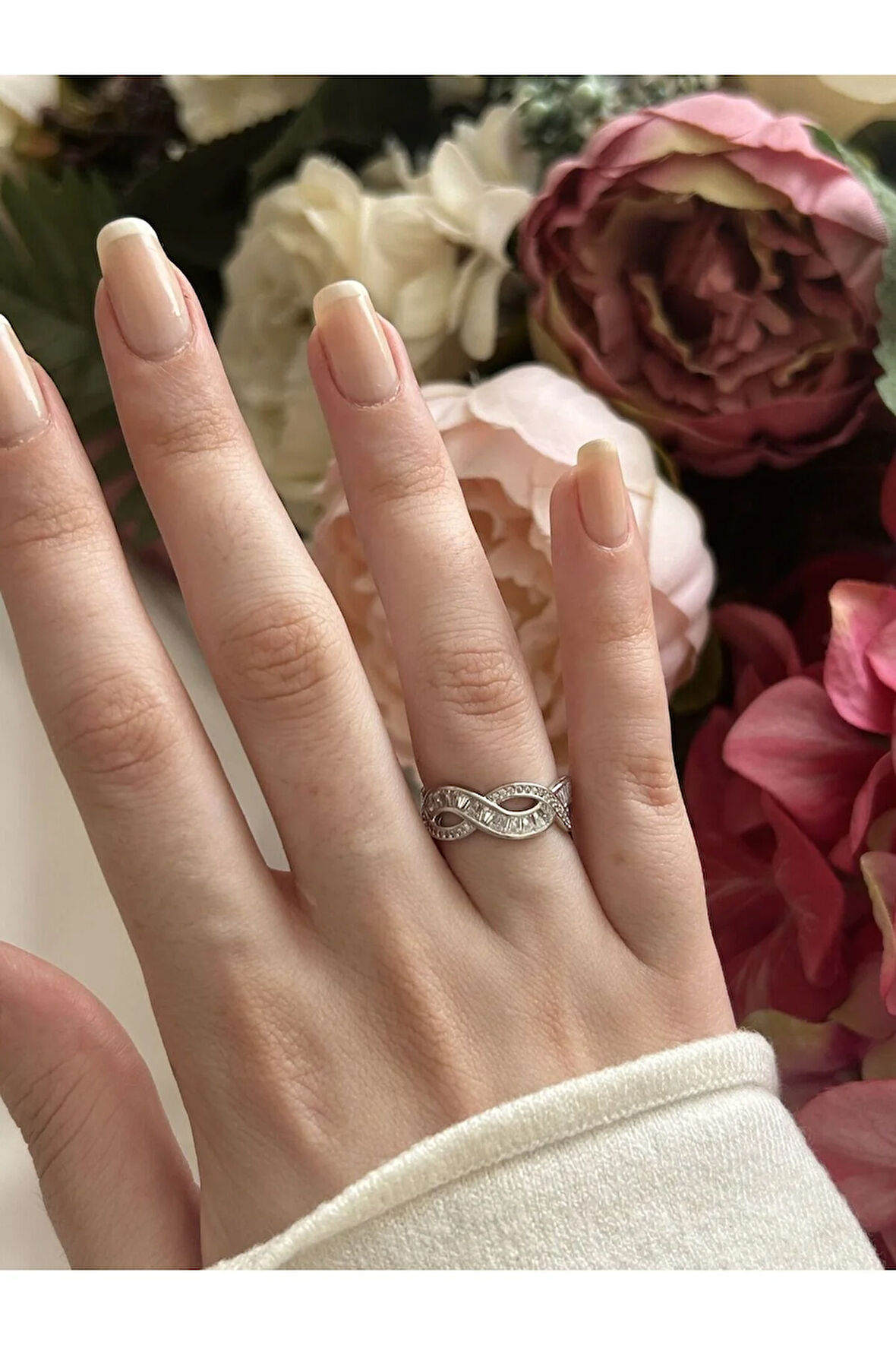 Sarmal Yapı Gümüş Yüzük