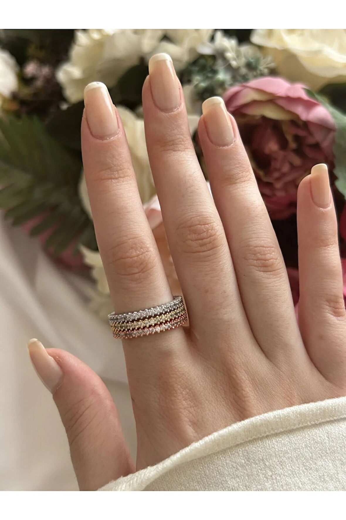 Yıldız Detaylı Çoklu Yüzük