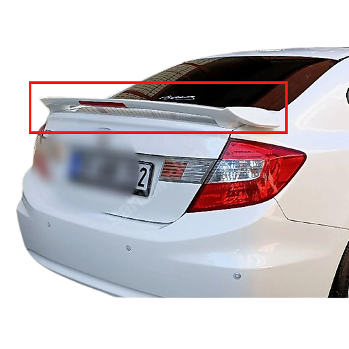 HONDA FB7 2012-2015 IŞIKLI SPOİLER (( BOYASIZ ))