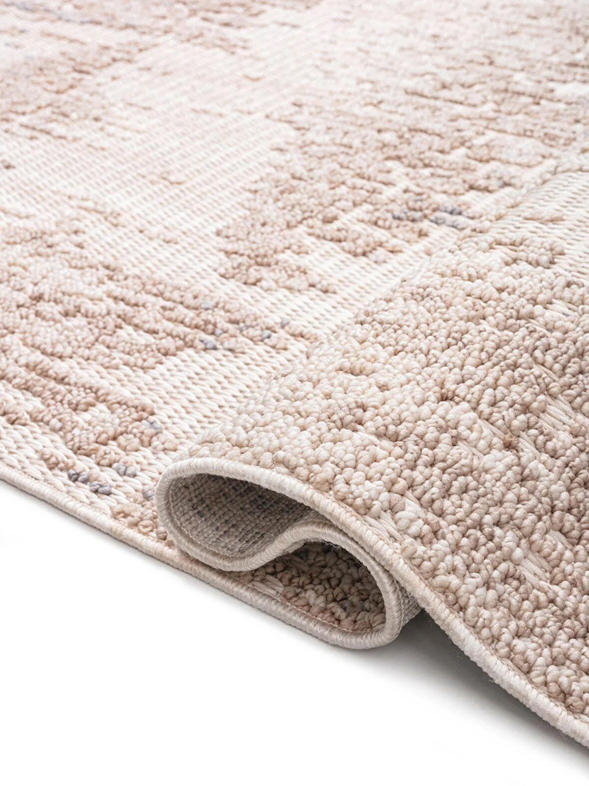 Rio İskandinav Desenli Modern Bukleli Loop Makine Halısı