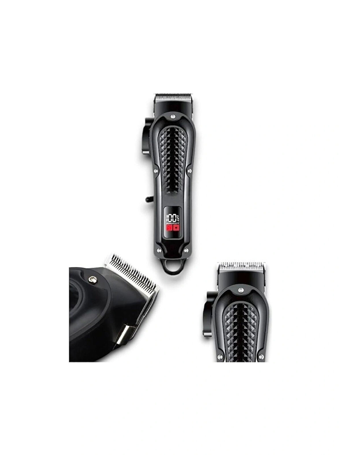 ✂️ Hk 750 Dijital Ekranlı Şarjlı Tıraş Makinesi | Profesyonel Saç Kesme, USB Girişli, Sessiz Motor