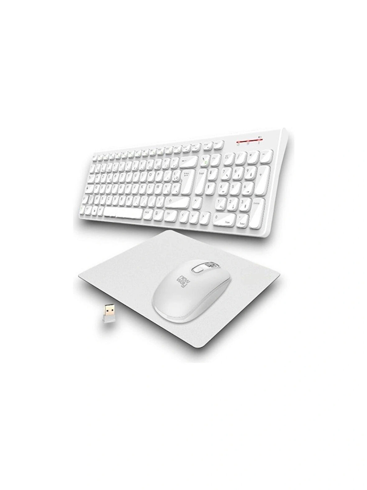 ⌨️🖱️ PG-8040 Kablosuz Klavye ve Mouse Seti | Sessiz Tuş, Ergonomik Tasarım, 2.4ghz Alıcılı