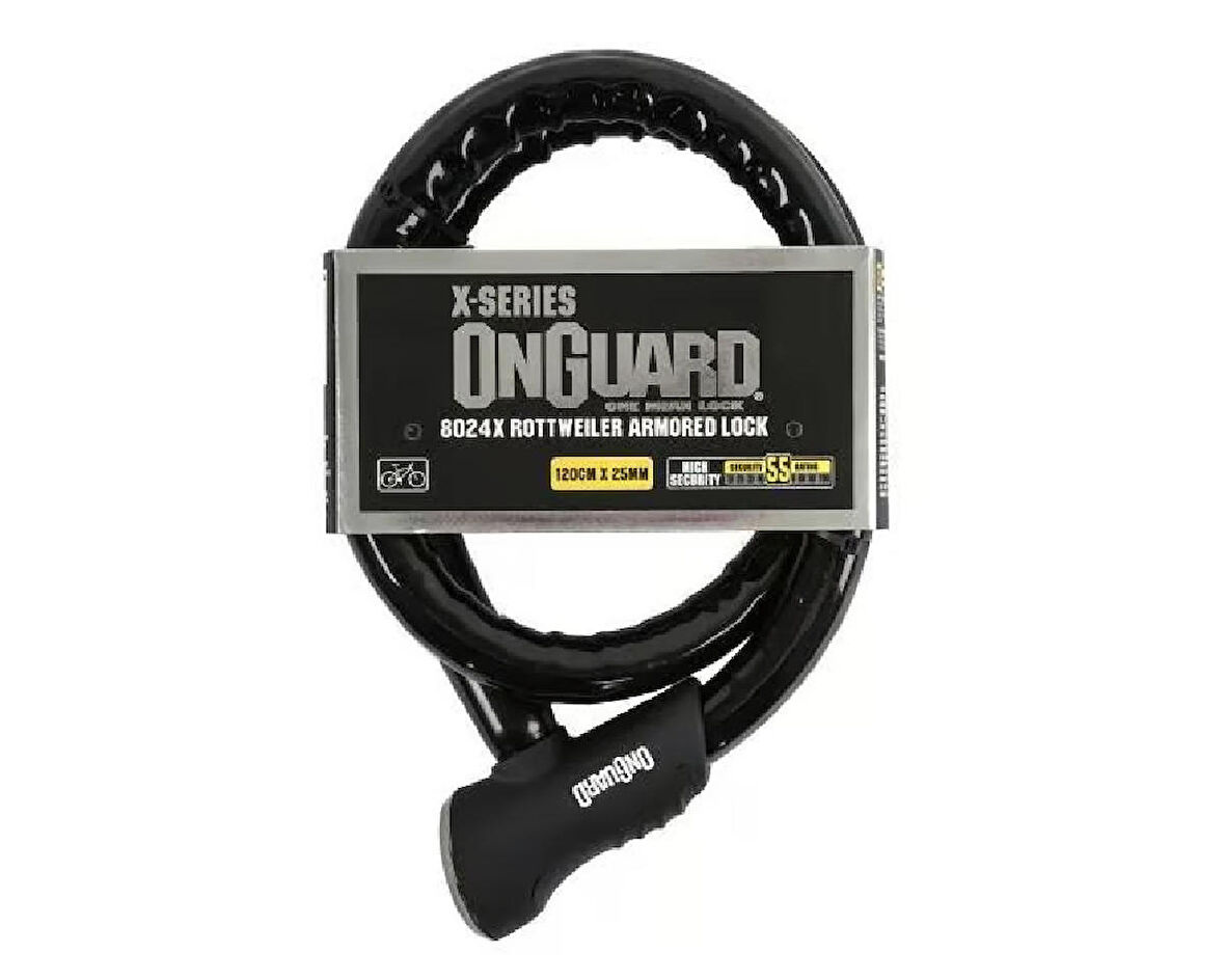 Onguard 8024X Rottweiler Bisiklet Anahtarlı Kilit 