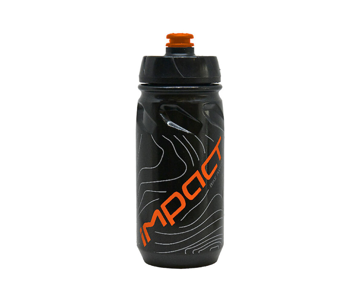 Impact Vortex 600ml Matara Siyah Turuncu Bisiklet Matarası