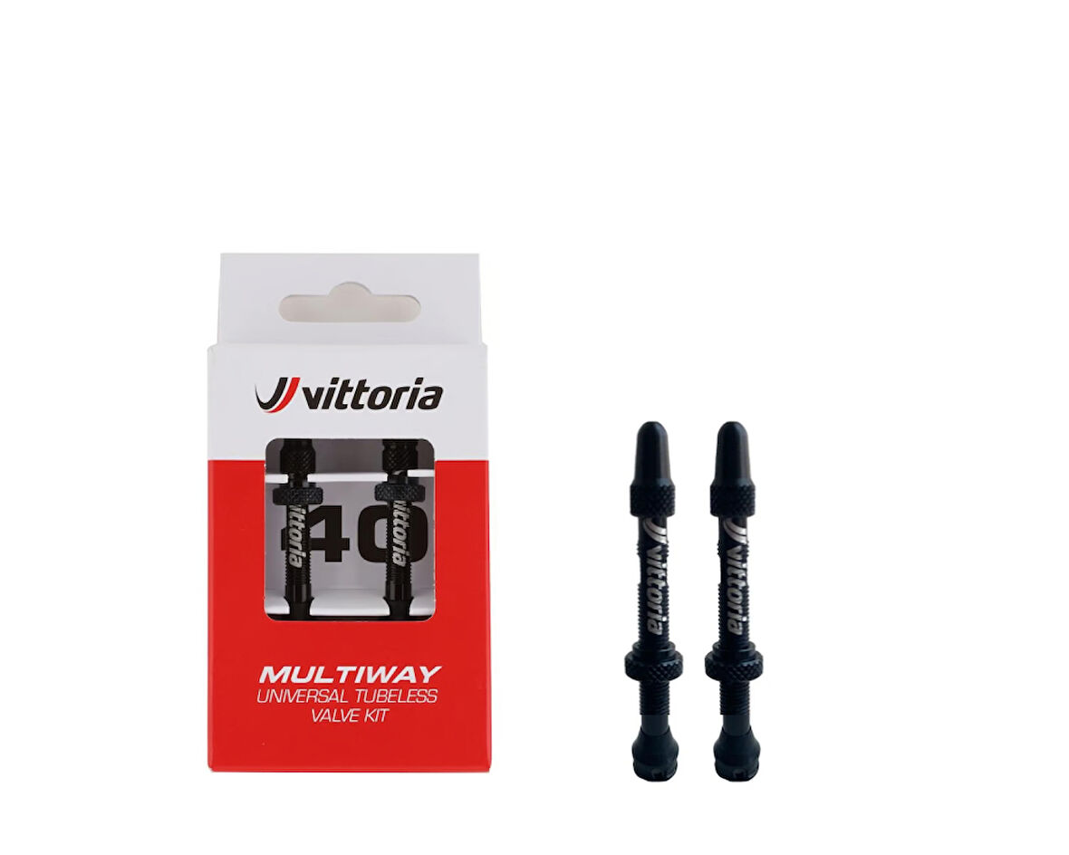 Vittoria 40mm Tubeless Bisiklet Alüminyum Valf Sibop Seti