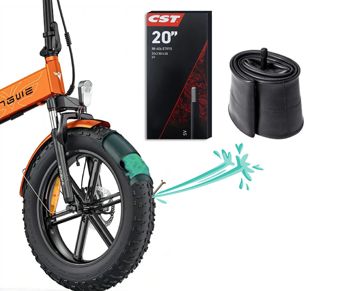 Cst 20x4.00 Jelli Sıvılı Fat Bike Elektrikli Bisiklet İç Lastik