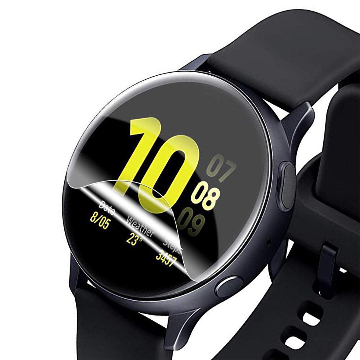 SAMSUNG GALAXY WATCH ACTIVE2 44MM EKRAN KORUYUCU +1 YEDEK