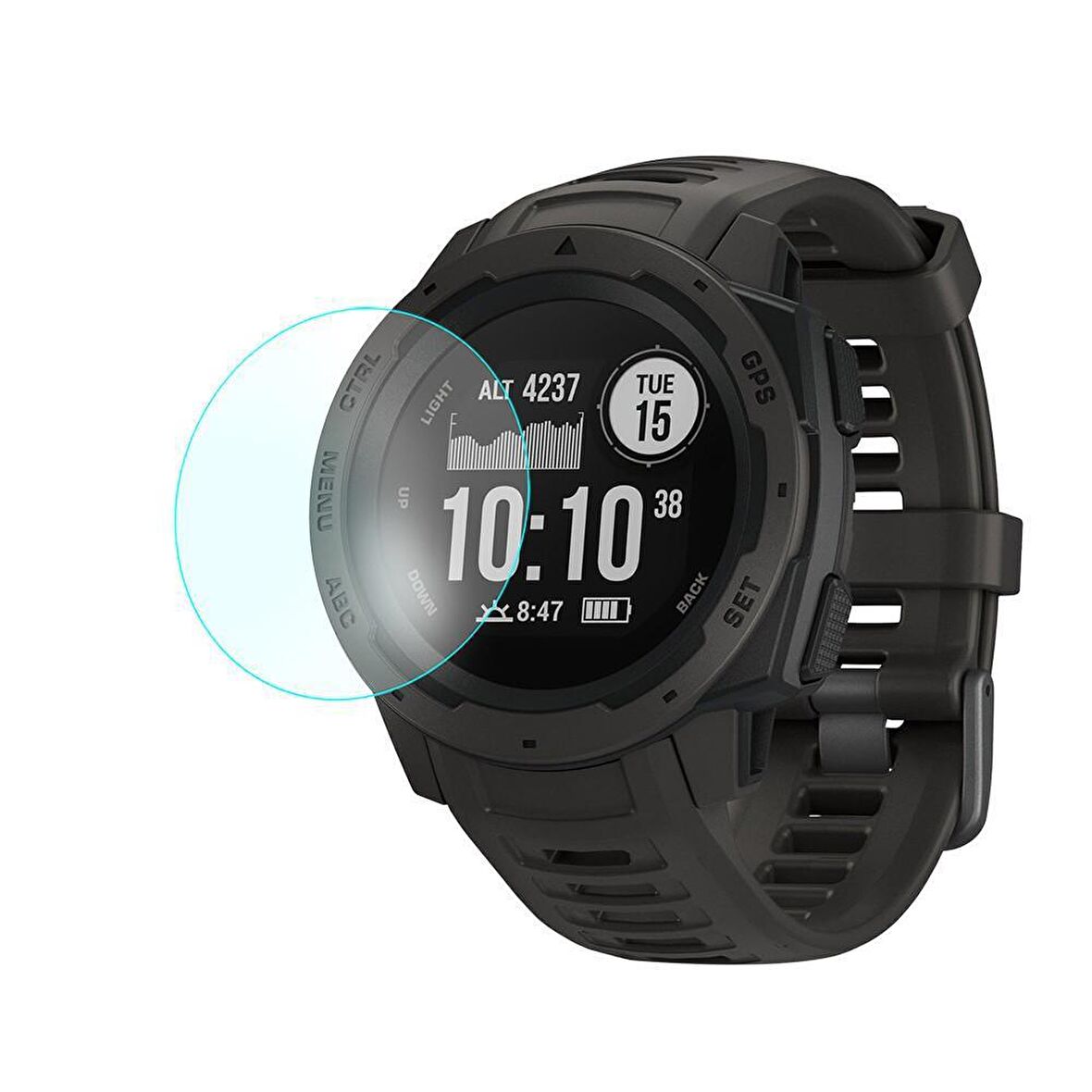 GARMIN INSTINCT EKRAN KORUYUCU +1 YEDEK