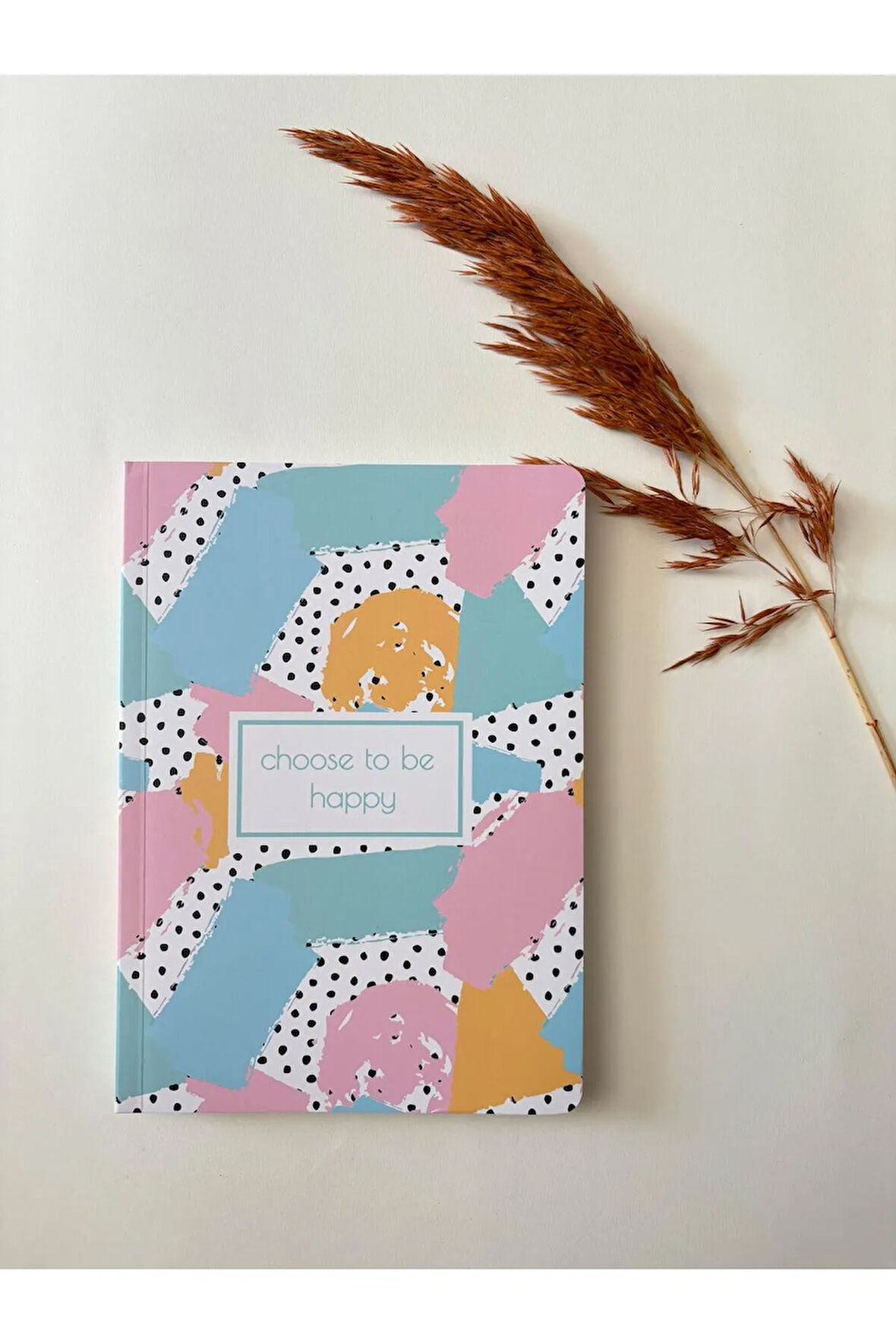 Atakids Lizy Karton Kapak Renkli Sayfalı Çizgili Defter – 128 Sayfa / 21x15 cm