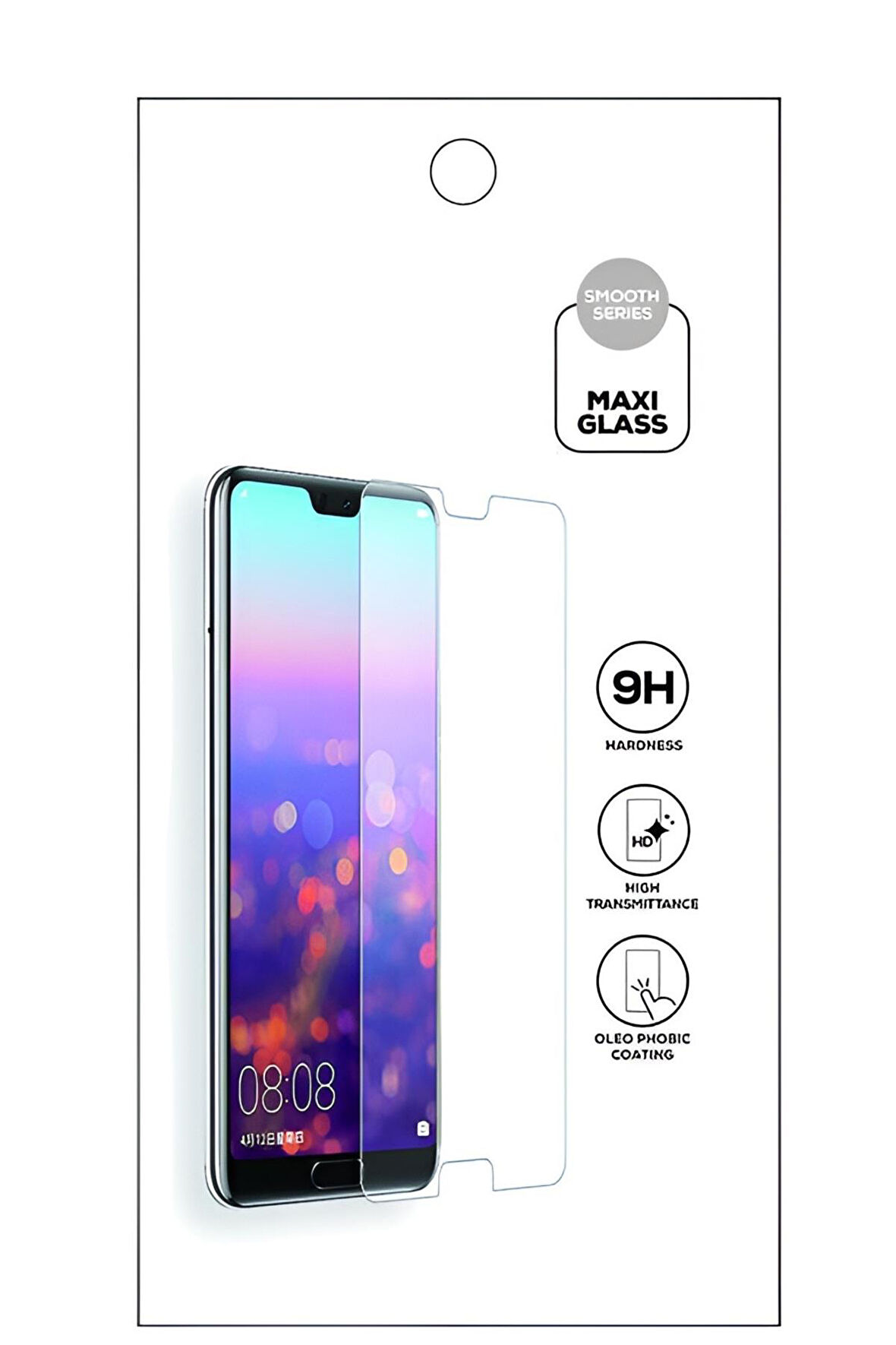 ATLAS MAXİ HONOR 8 ŞEFFAF TEMPERLİ CAM