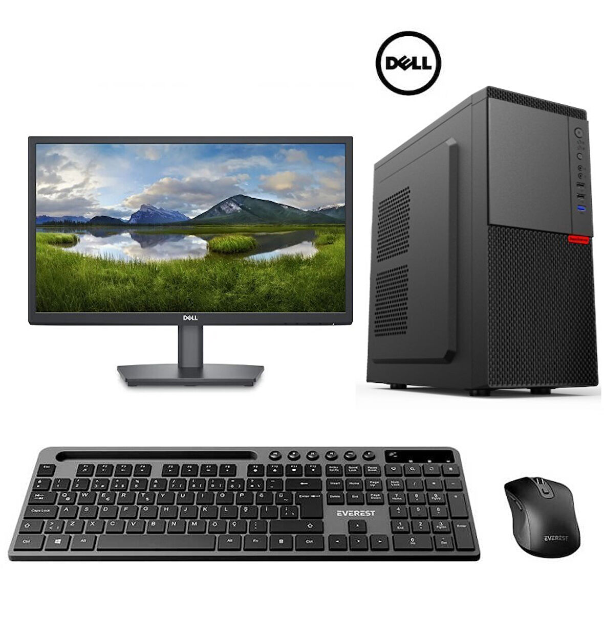 Turbox Tx5679 i7 9700F 16GB DDR4 Ram 512GB SSD 2GB R5 230 23.8 inç Dell Kurumsal Ofis Hazır Sistem