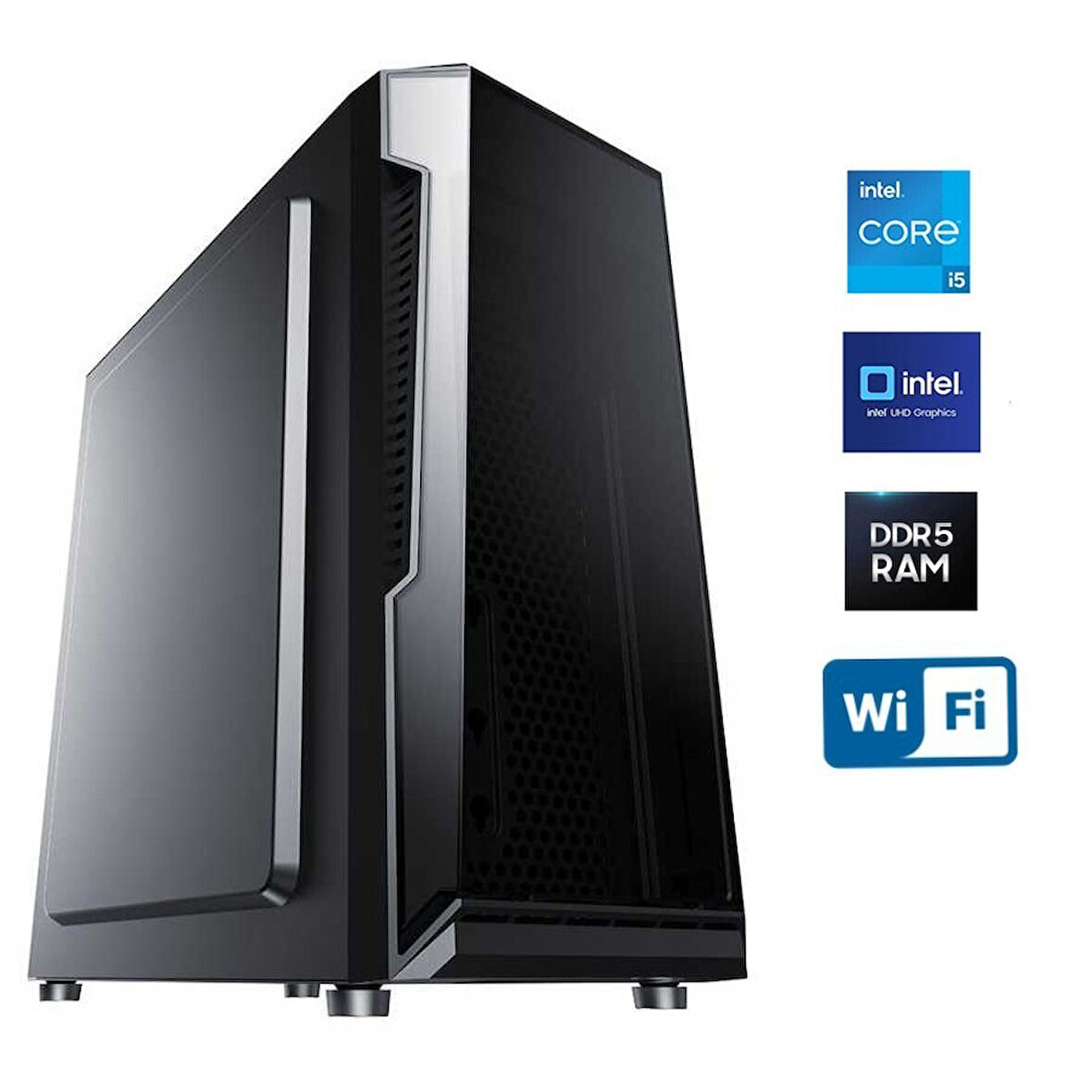 Turbox Tx6283 i5 12400 32GB DDR5 Ram 512GB M.2 NVMe SSD Masaüstü Ofis Hazır Sistem