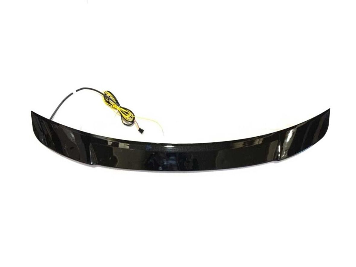 A3 2013-2019 SEDAN IÇIN UYUMLU LED SPOILER  PIANO BLACK (PARLAK SIYAH)