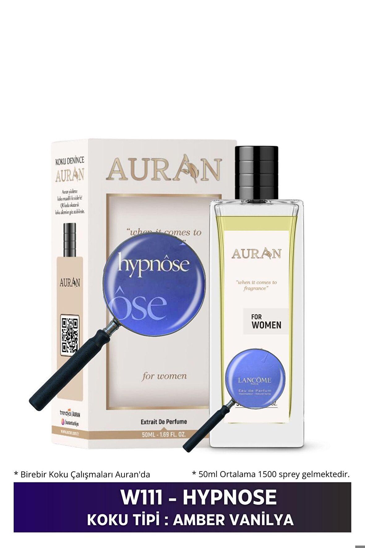 W111 - Hypnose Kadın Parfüm Amber Vanilya 50ml