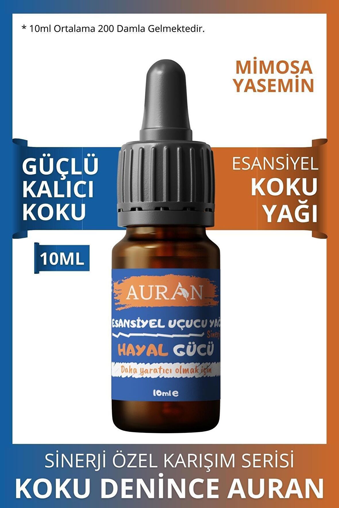 Hayal Gücü - Farkındalık Sinerji Karışım Esansiyel Uçucu Yağ Buhurdanlık Yağı Aromaterapi Difüzör