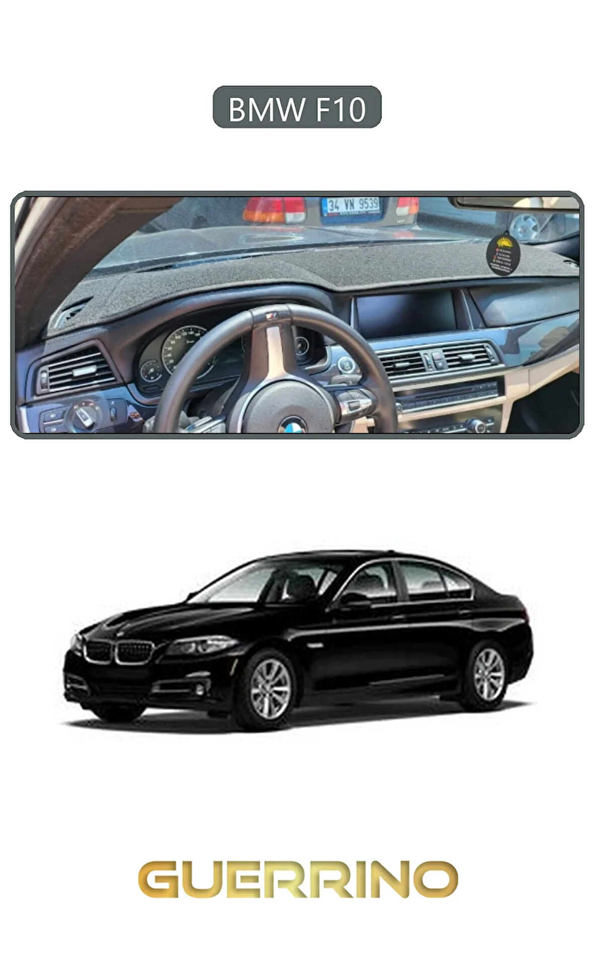 BMW F10TORPİDO KORUMA HALISI GRİ KENAR