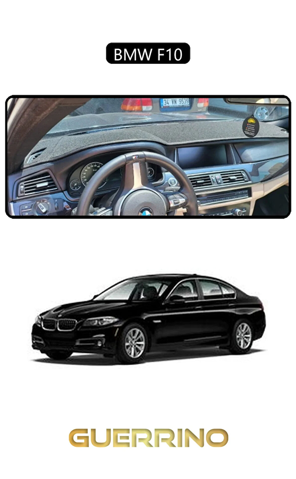 BMW F10TORPİDO KORUMA HALISI SİYAH KENAR