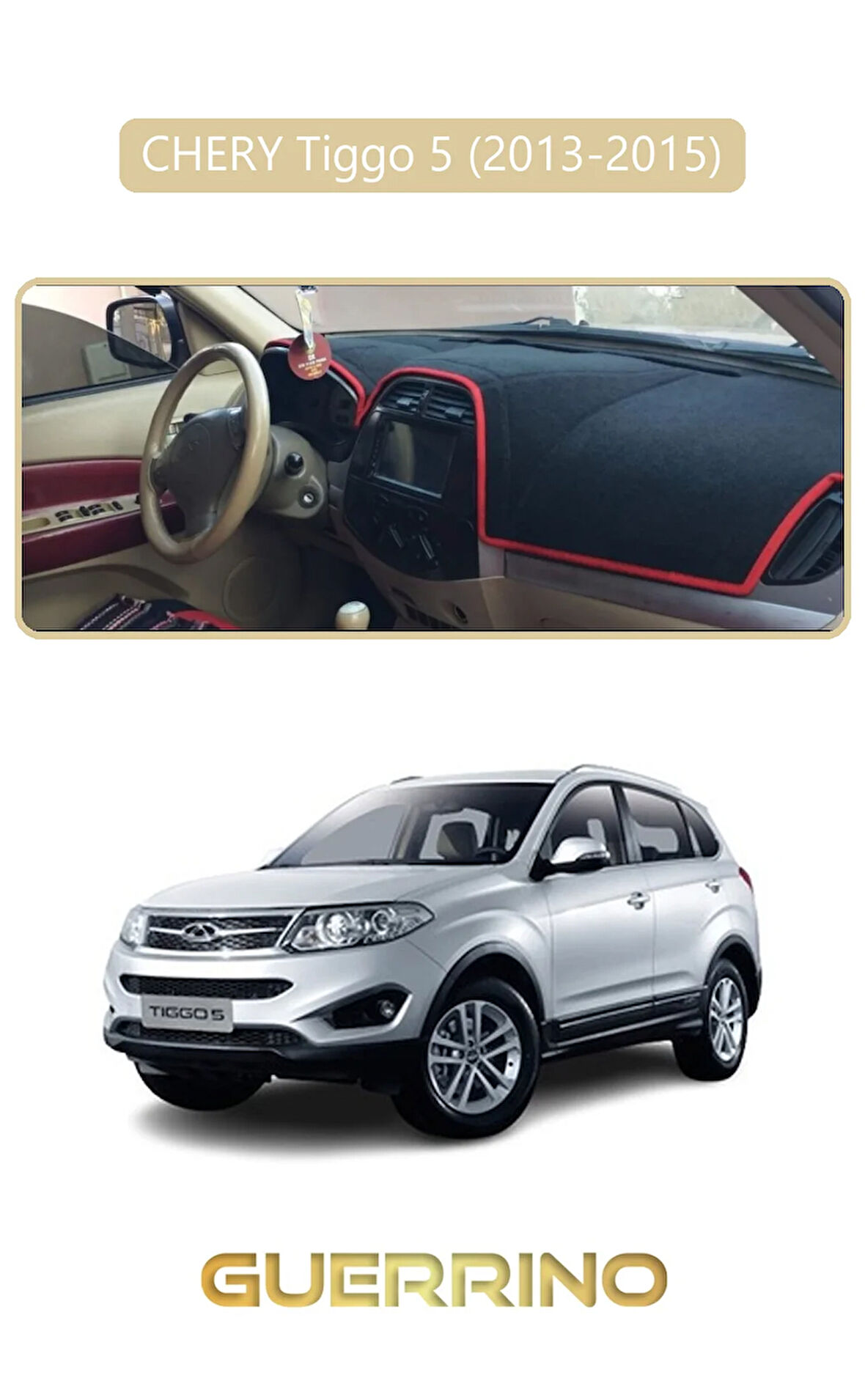 Chery Tiggo 5 (2013-2015)TORPİDO KORUMA HALISI BEJ KENAR