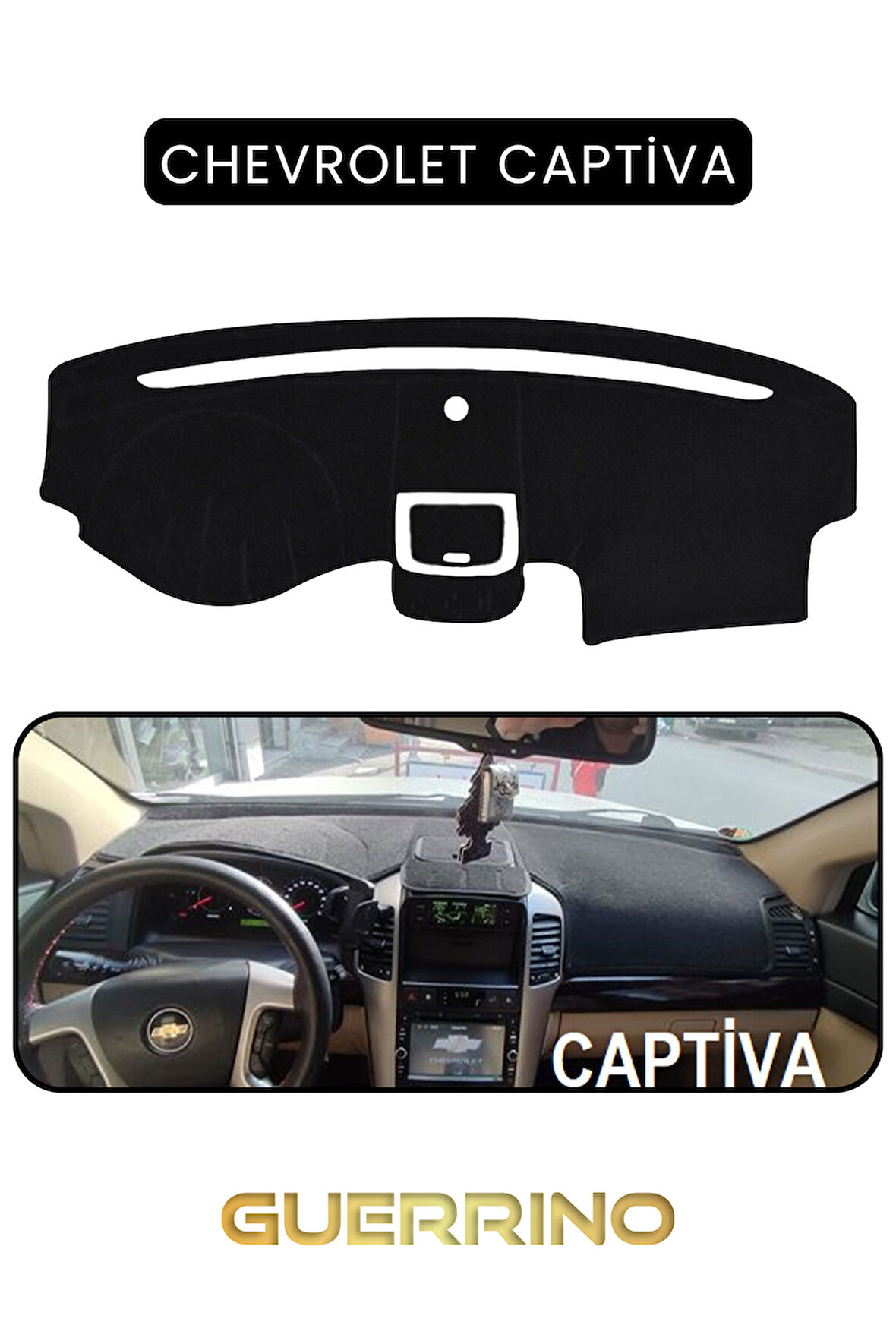 CHEVROLET CAPTİVATORPİDO KORUMA HALISI SİYAH KENAR
