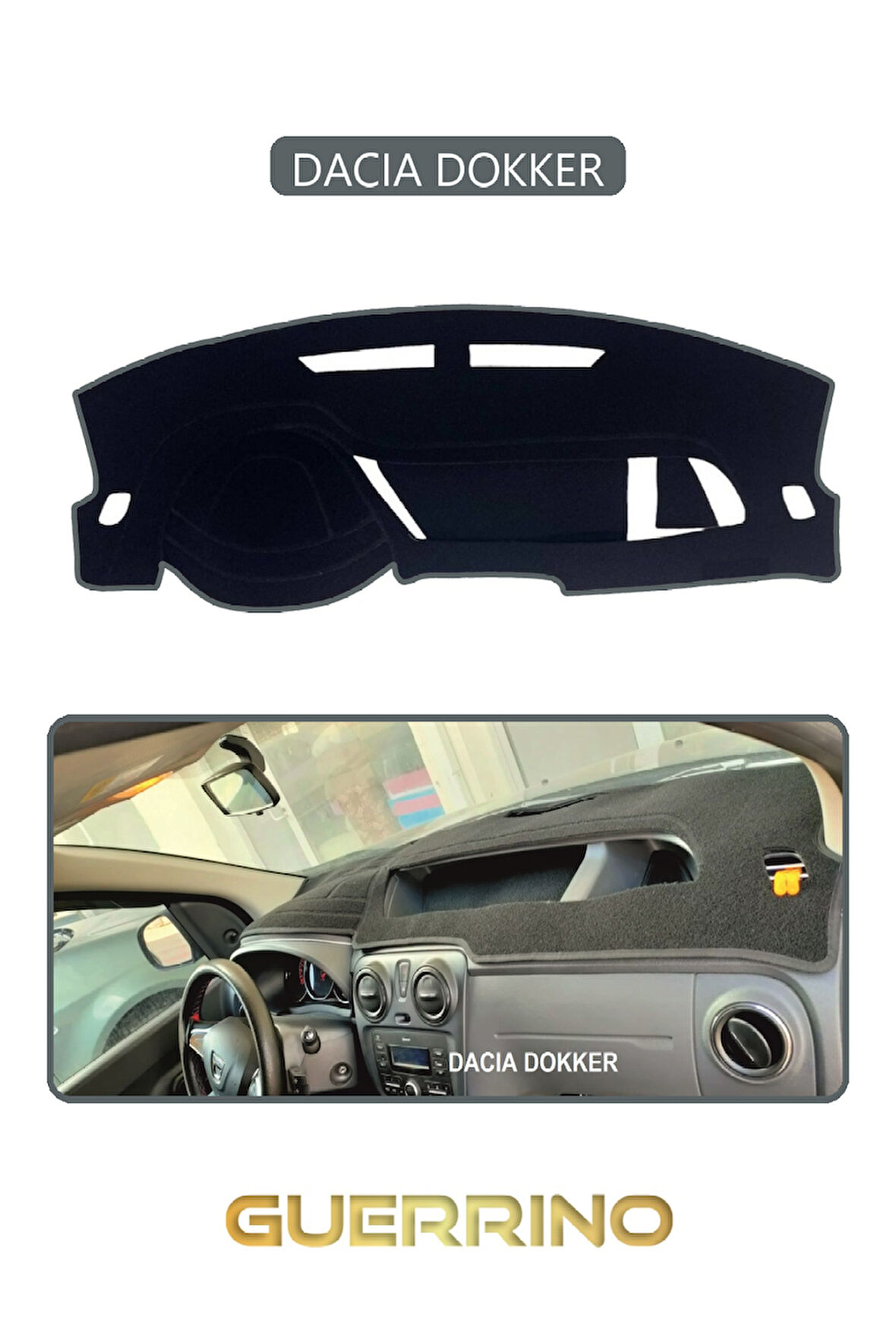 DACIA DOKKERTORPİDO KORUMA HALISI GRİ KENAR