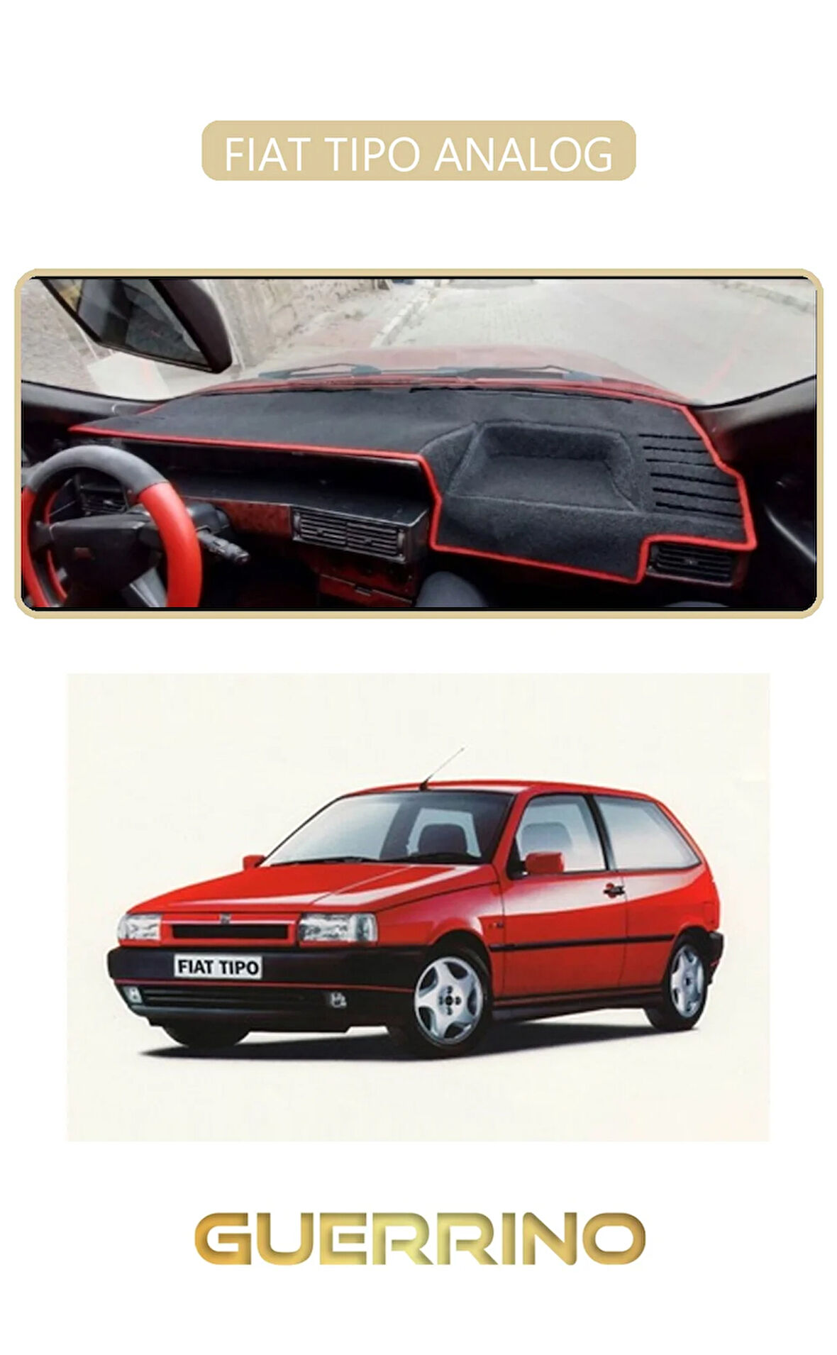 FIAT TEMPRA-TIPO ANALOGTORPİDO KORUMA HALISI BEJ KENAR
