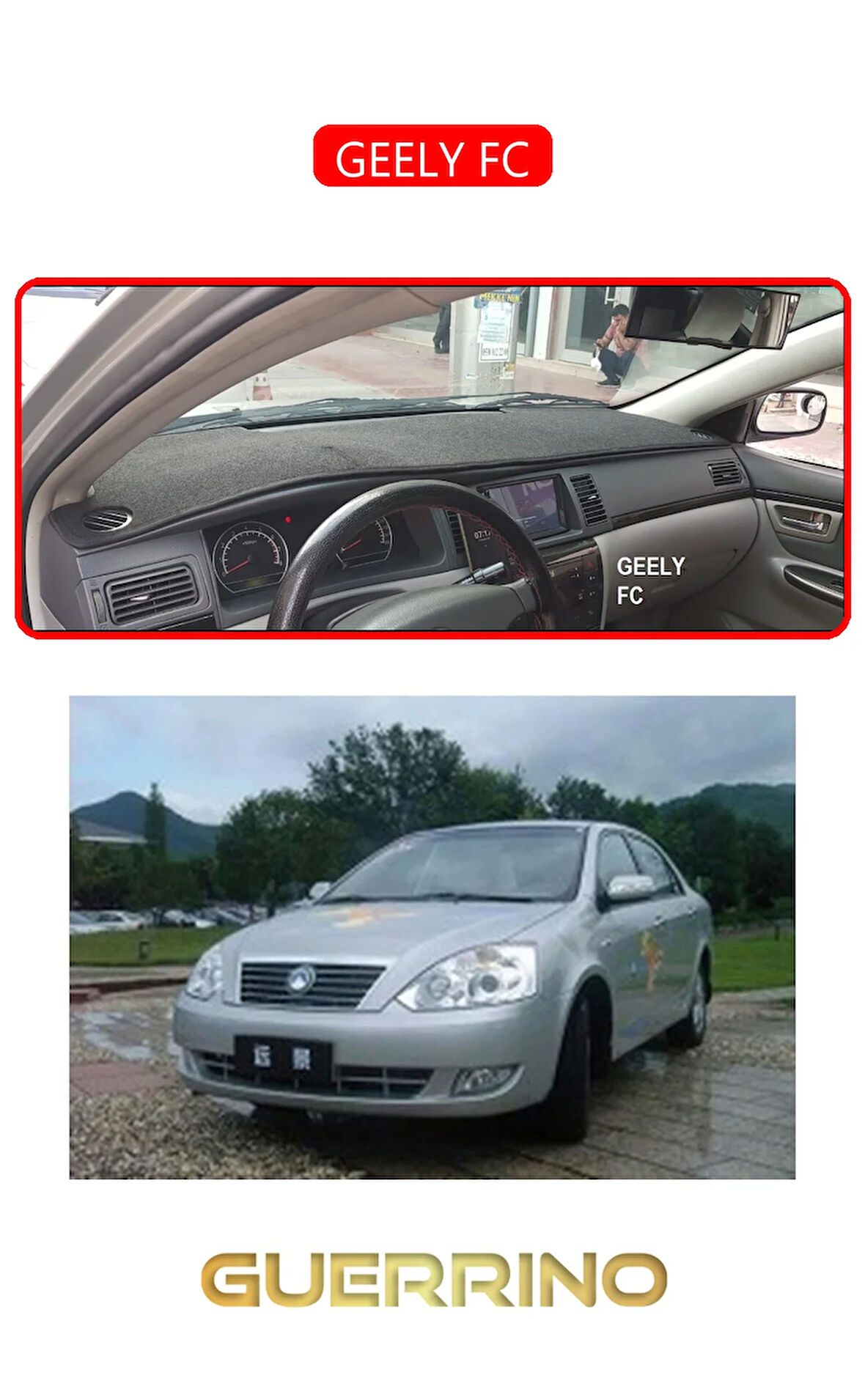 GEELY FCTORPİDO KORUMA HALISI KIRMIZI KENAR
