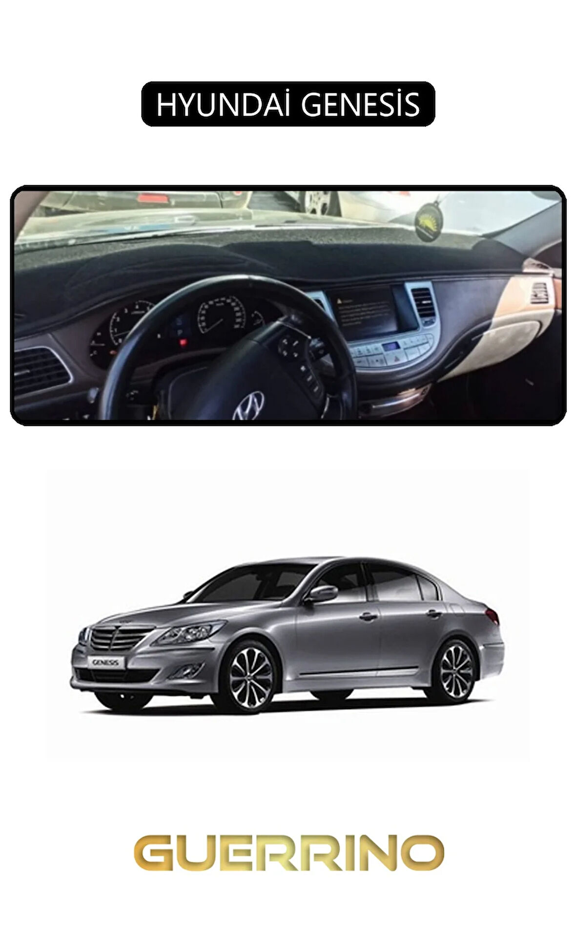 HYUNDAİ GENESİSTORPİDO KORUMA HALISI SİYAH KENAR