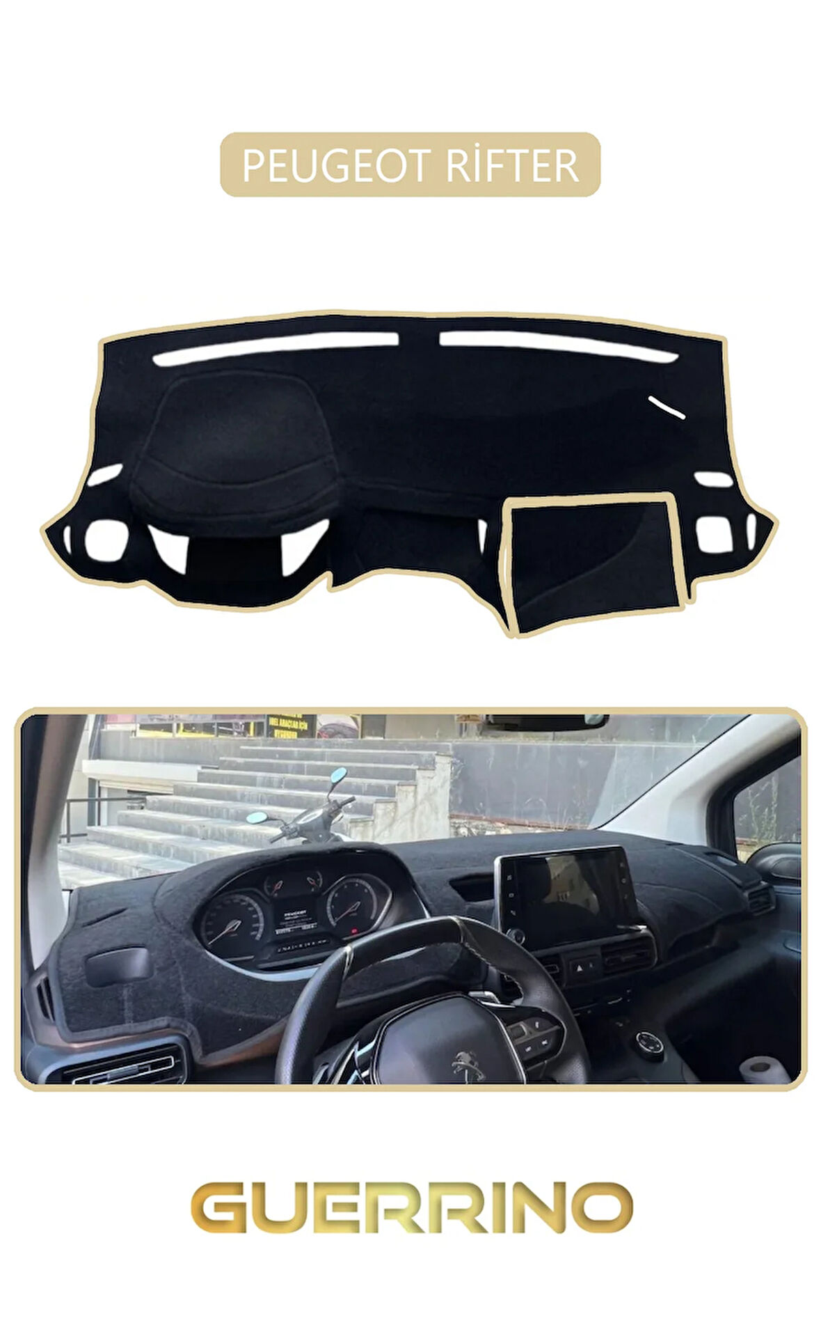 PEUGEOT RİFTERTORPİDO KORUMA HALISI BEJ KENAR